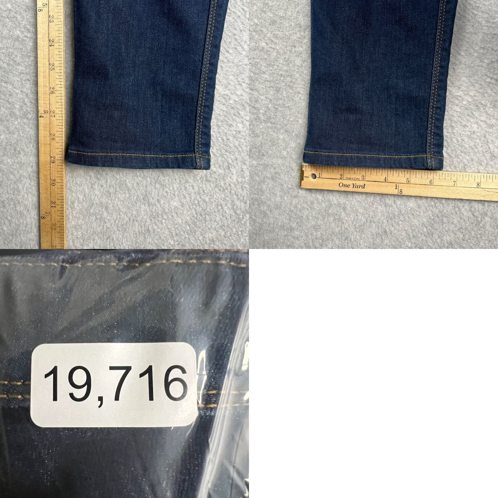 DUER DUER L2X Slim Fit Jeans Stretch Performance Denim 33x30 Mens Blue Pants Size US 33 - 8 Thumbnail