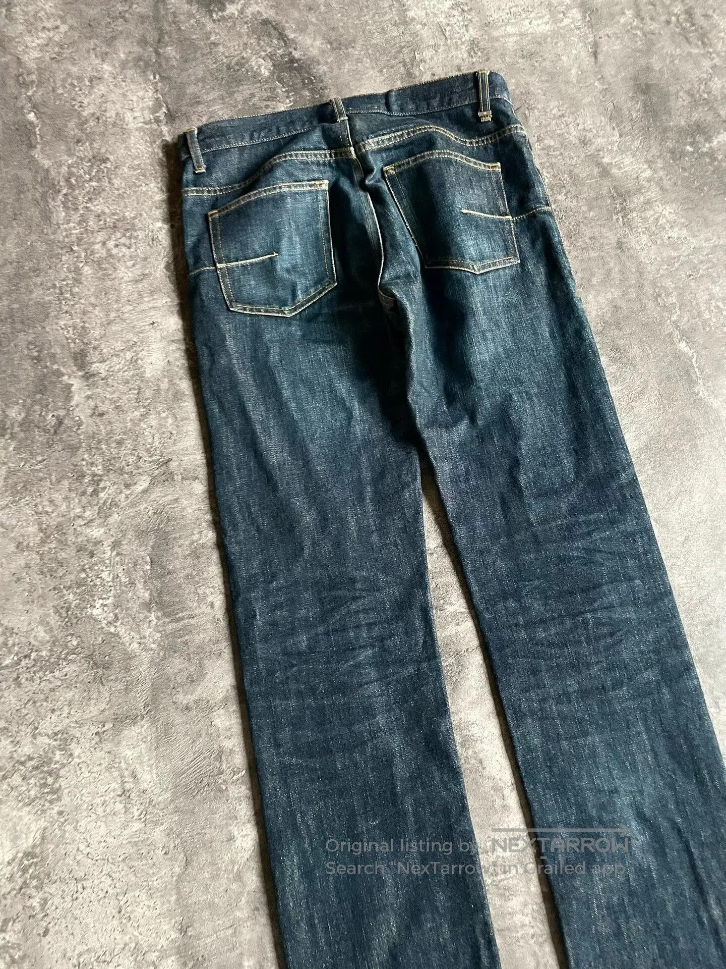 Dior Dior Homme Dark Blue Denim Jeans. Size US 29 - 4 Thumbnail