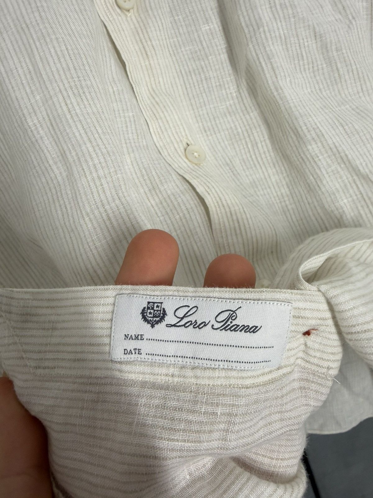 Loro Piana Loro Piana Lino Shirt Size S / US 4 / IT 40 - 9 Thumbnail