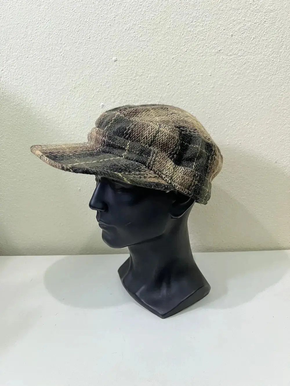 Other New York USA Plaid Tartan Wool Cap Hat Size ONE SIZE - 4 Thumbnail