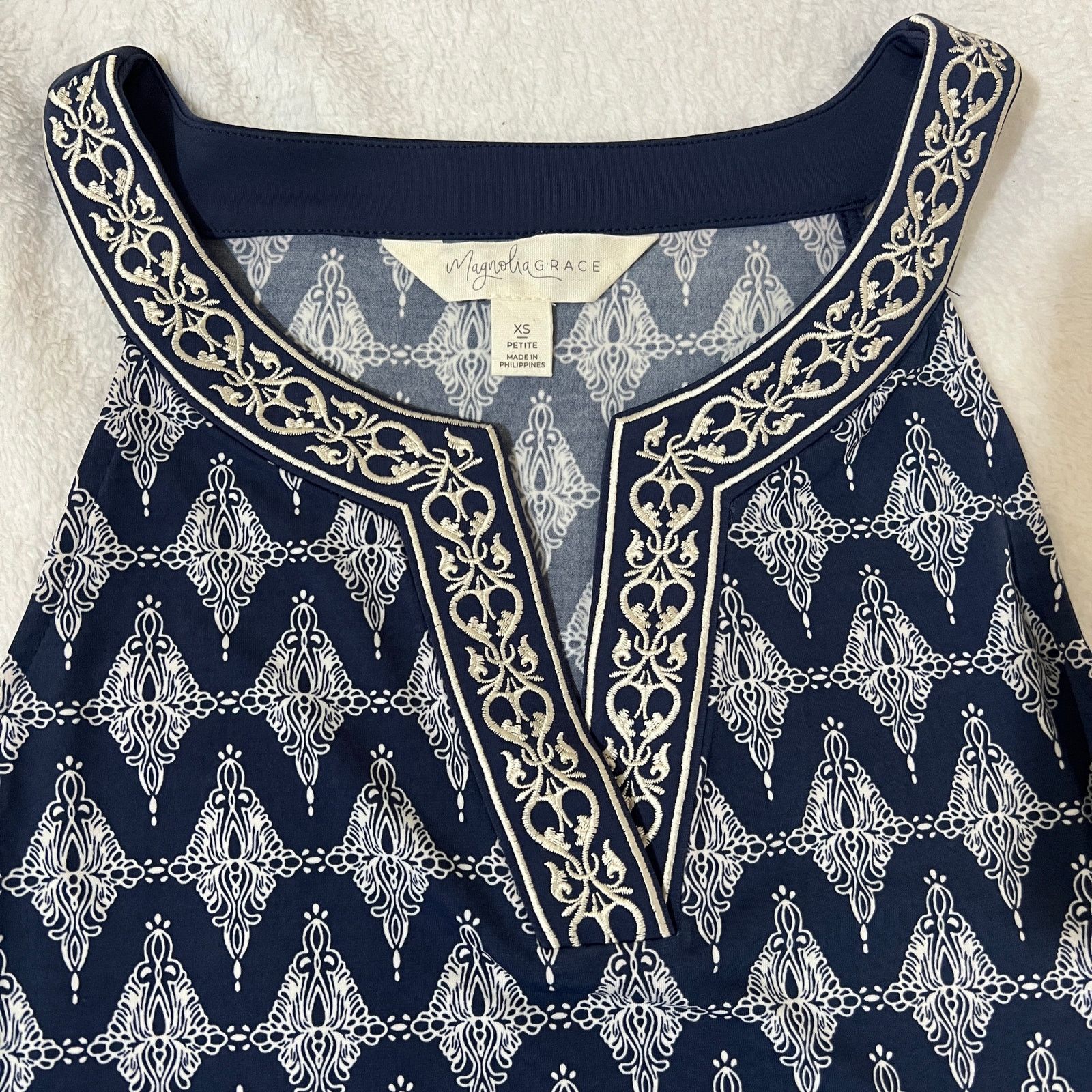 Other Alhambra Embroidered Trim Knit Dress - Stitch Fix Size XS / US 0-2 / IT 36-38 - 16 Thumbnail