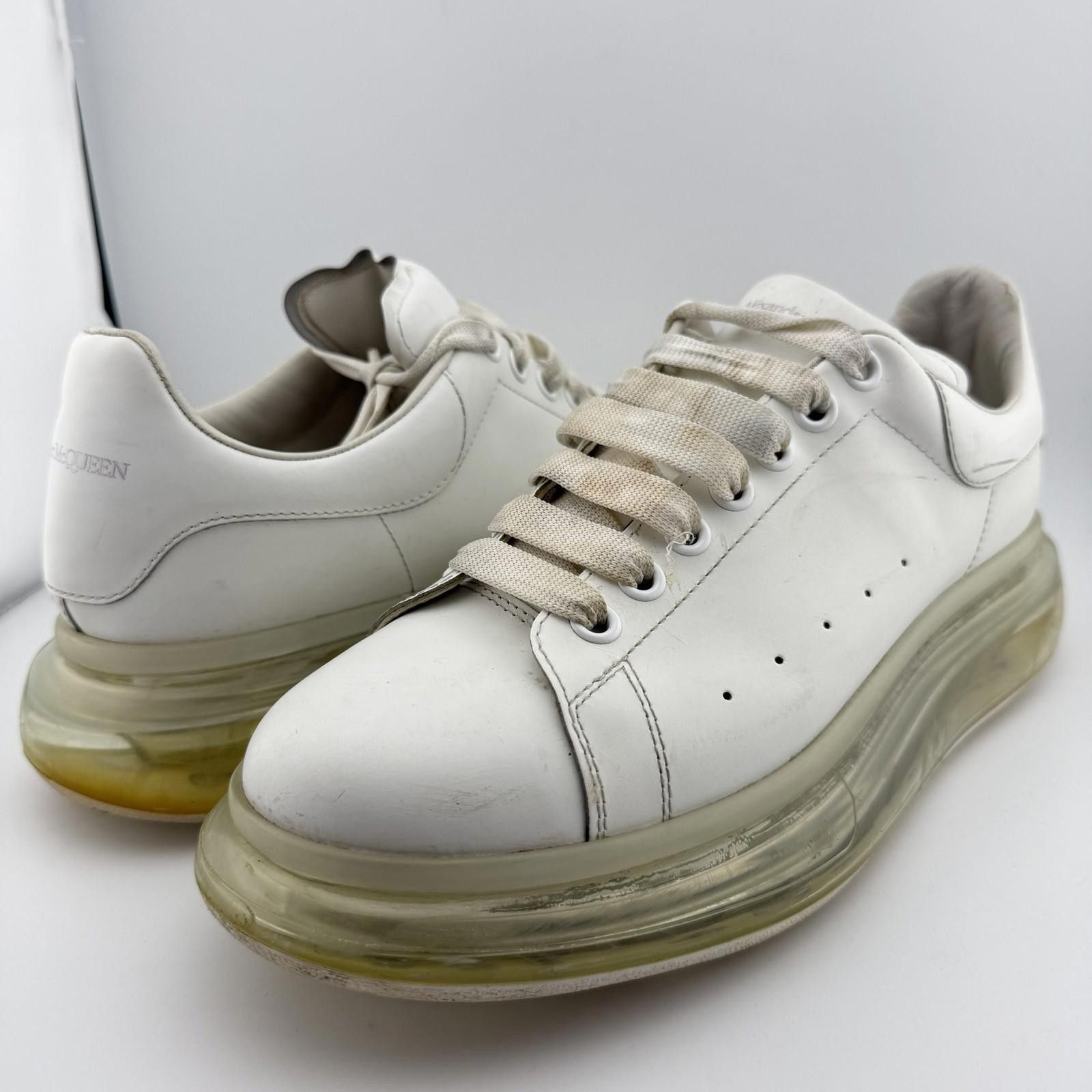 Alexander McQueen Alexander McQueen Clear Sole Sneakers White EU 43 Used Size US 10 / EU 43 - 1 Thumbnail