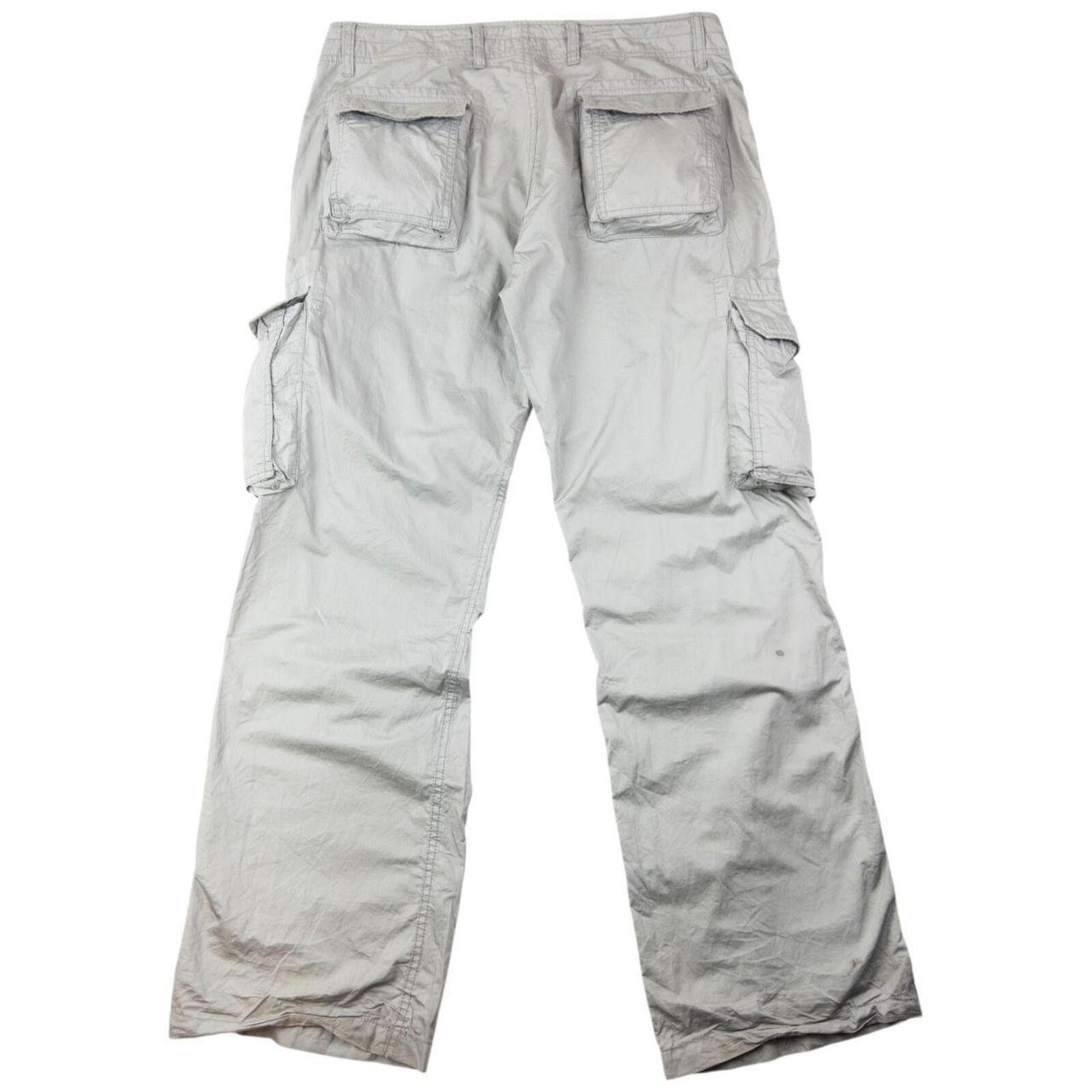 Other Vintage 2000s Armani Jeans Lightweight Cargo Trousers W37 Size US 37 - 2 Thumbnail