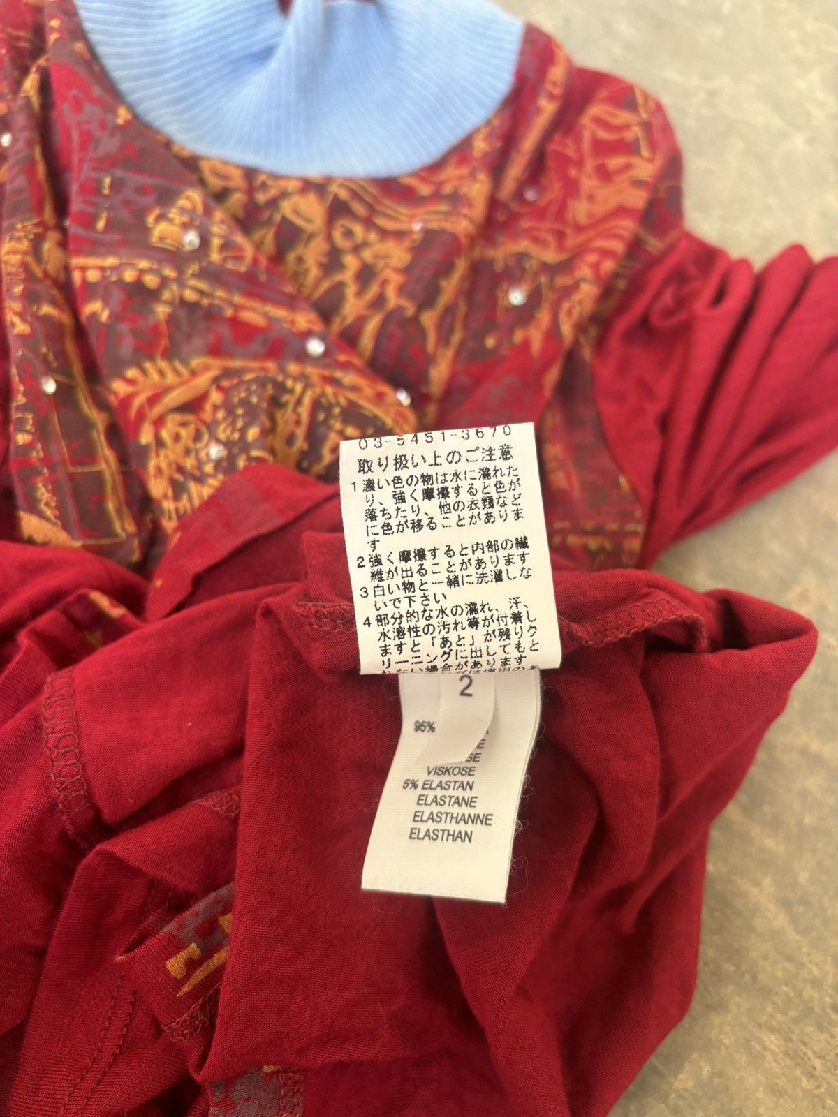 Other Corso rosso Made In italy Longsleeve Size M / US 6-8 / IT 42-44 - 6 Thumbnail