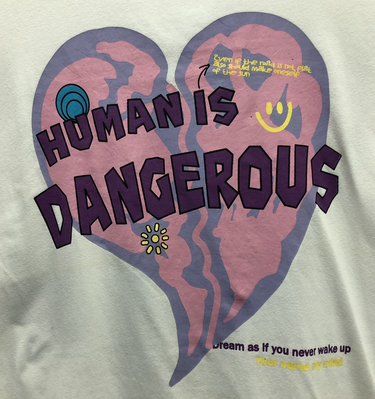 Vintage Vintage G+Collections Human Is Dangerous T-Shirt Size US M / EU 48-50 / 2 - 3 Thumbnail
