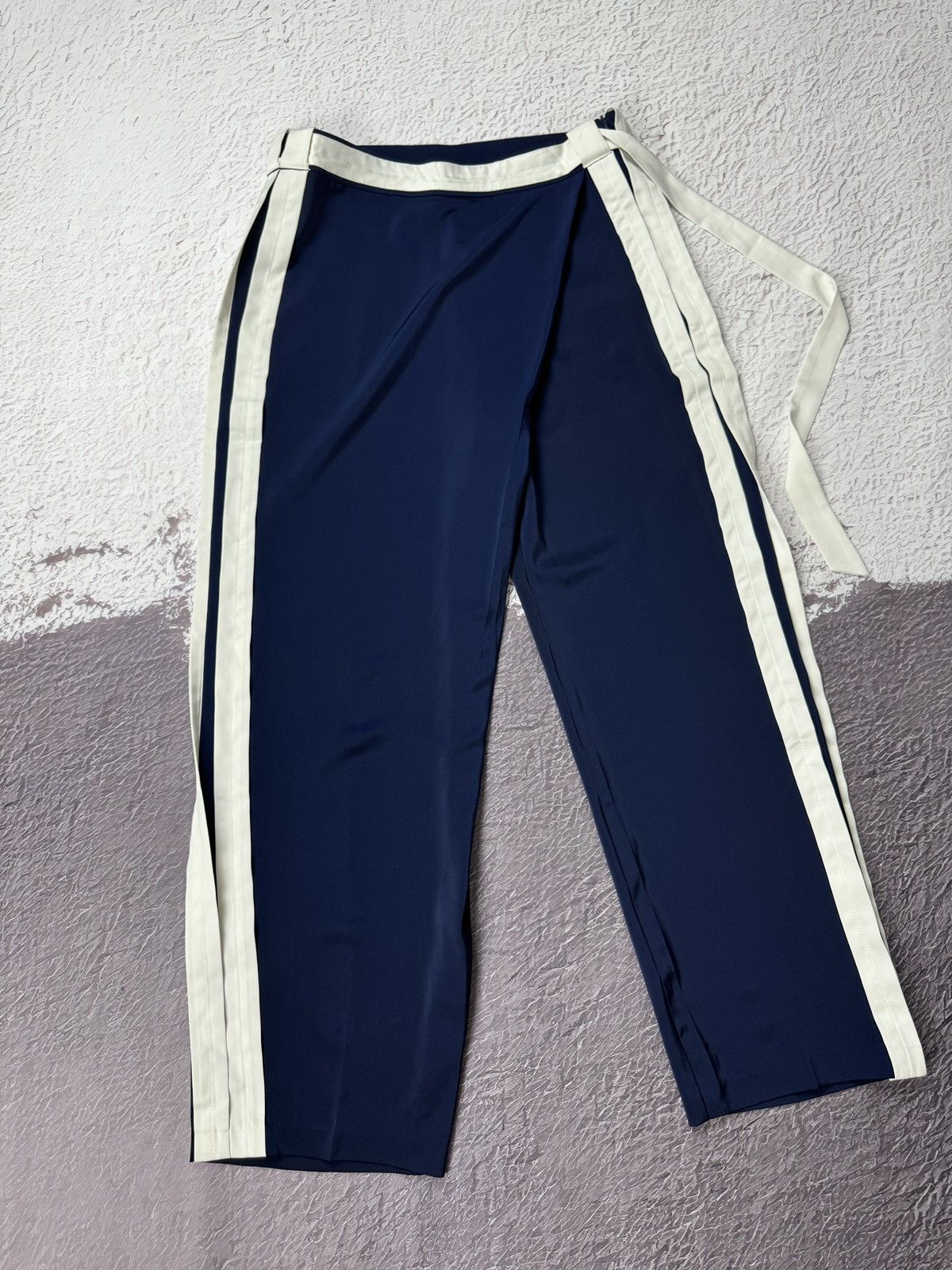 Dion Lee DION LEE Trouser Womens Mulberry Silk Navy Blue England Size 30" / US 8 / IT 44 - 4 Thumbnail