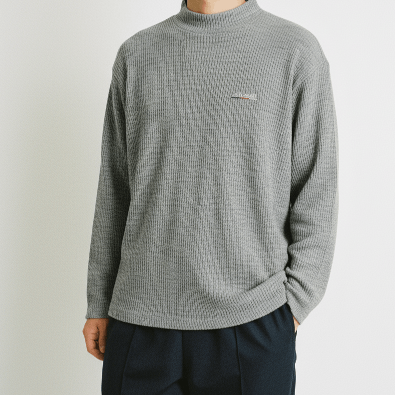 Ellesse Vtg 90s Ellesse Turtleneck Sweater Sweatshirt Tops Size US L / EU 52-54 / 3 - 1 Thumbnail