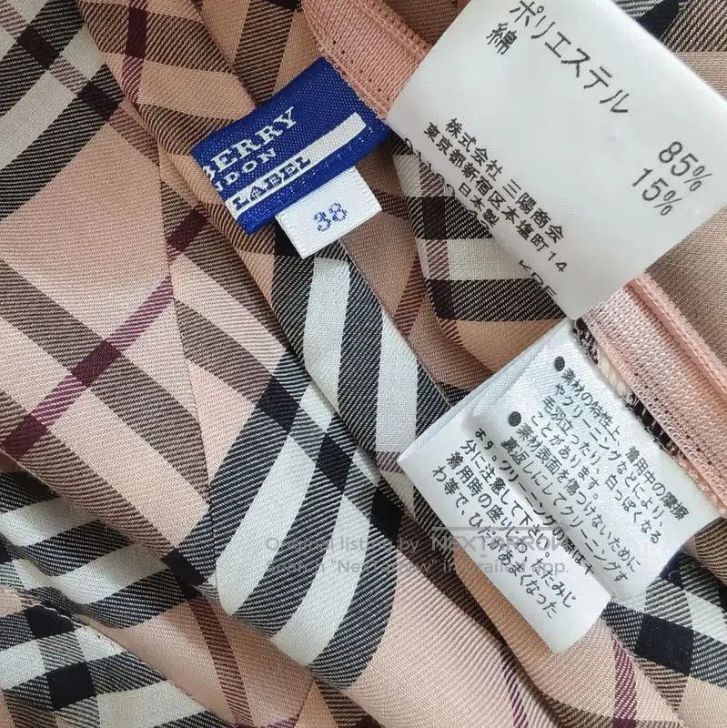 Burberry Burberry Pink Cotton Blend Plaid Dress. Size M / US 6-8 / IT 42-44 - 7 Thumbnail
