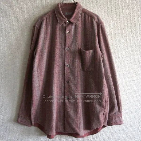Comme des Garcons Comme Des Garcons Striped wool long-sleeved shirt Size US S / EU 44-46 / 1 - 1 Thumbnail