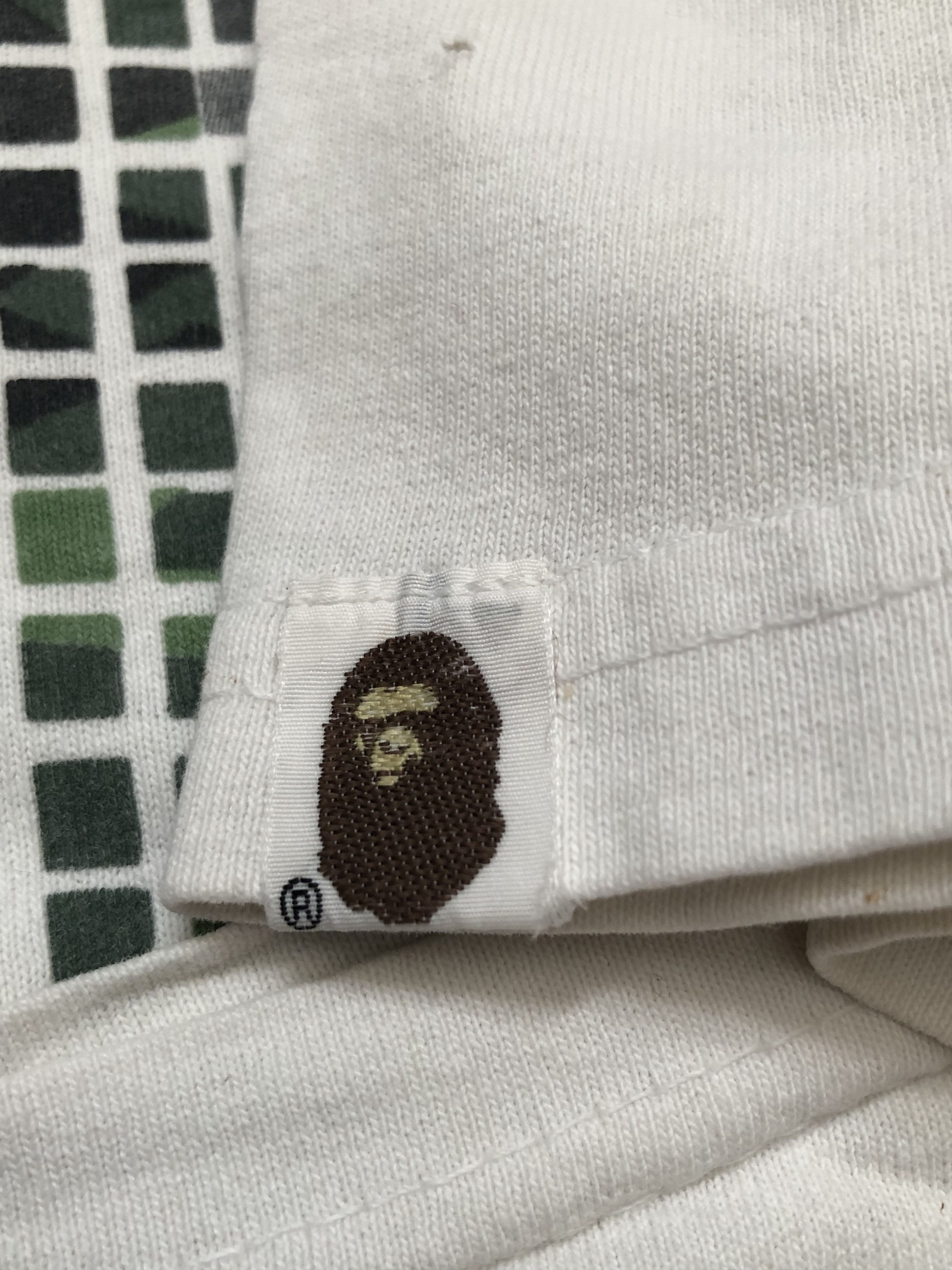 Bape × Vintage Rare Vintage Worn 90s Bape Digital Camouflage Design Size US M / EU 48-50 / 2 - 7 Thumbnail