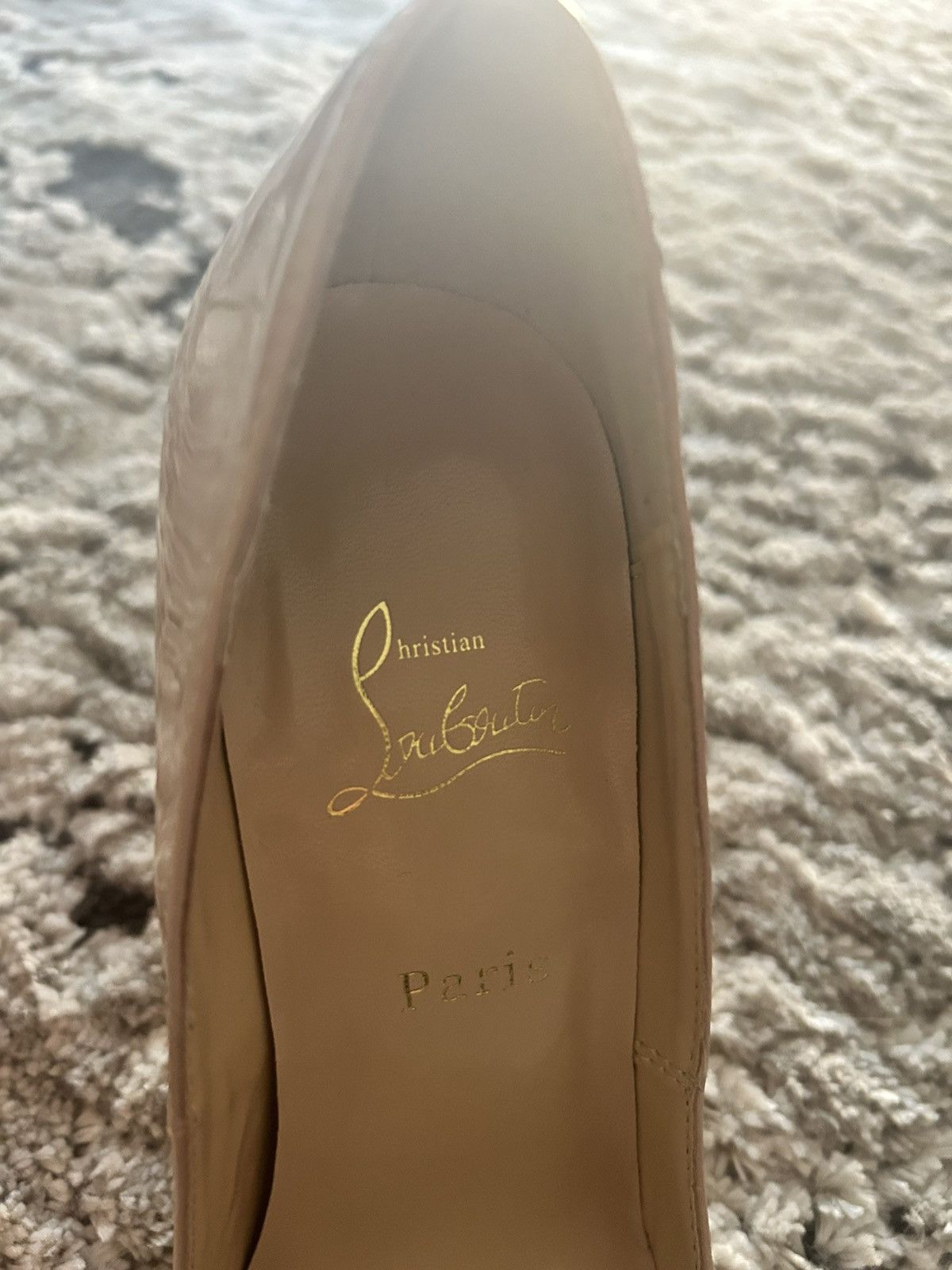 Christian Louboutin CHRISTIAN LOUBOUTIN IRIZA LEATHER PUMPS Size US 8.5 / IT 38.5 - 5 Thumbnail