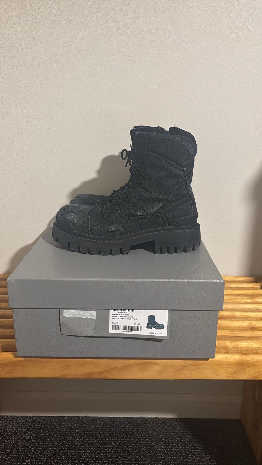 Balenciaga Balenciaga Canvas Strike Boots Size US 8 / EU 41 - 3 Thumbnail