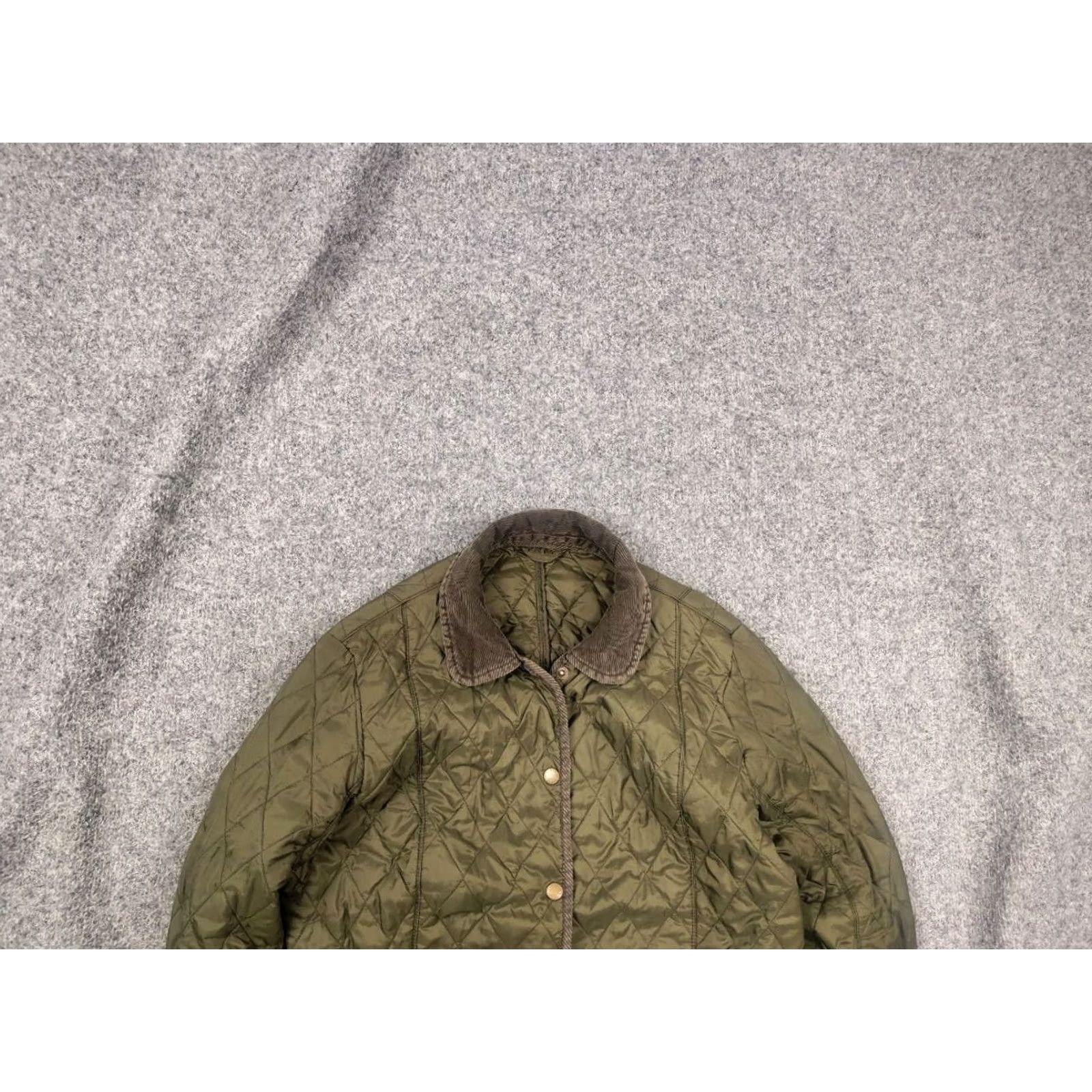 Barbour VINTAGE Barbour England Design Classic Green Jacket Women XS? No, Size 10 Size L / US 10 / IT 46 - 2 Thumbnail