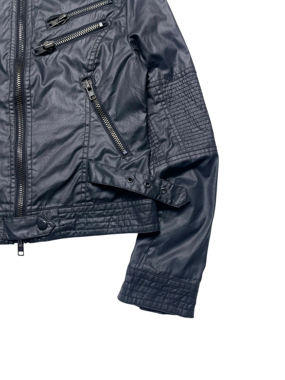 14th Addiction 2000’s Zelos - Multi zip Bondage Bikers Jacket Size US XS / EU 42 / 0 - 4 Thumbnail