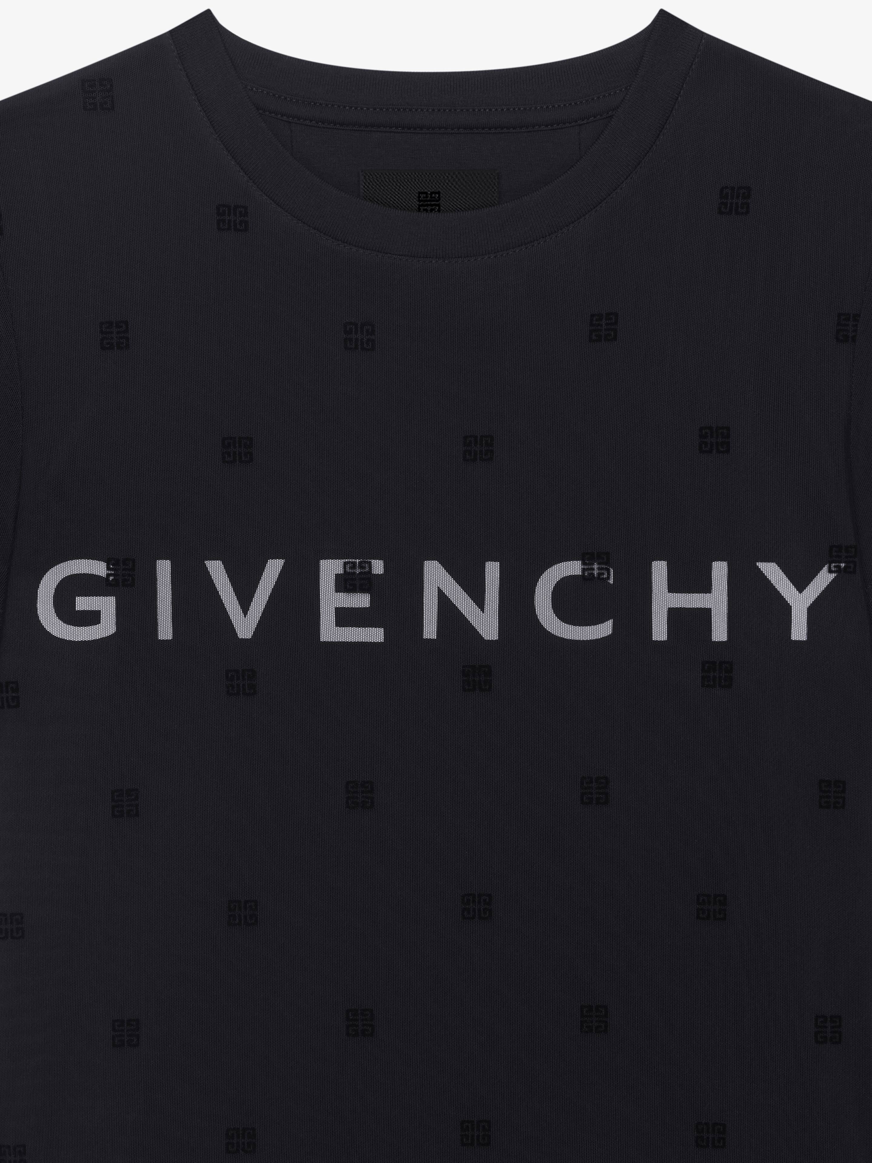 Givenchy o1w1db10825 Double Fitted T-Shirt in Black Size XL / US 12-14 / IT 48-50 - 2 Thumbnail