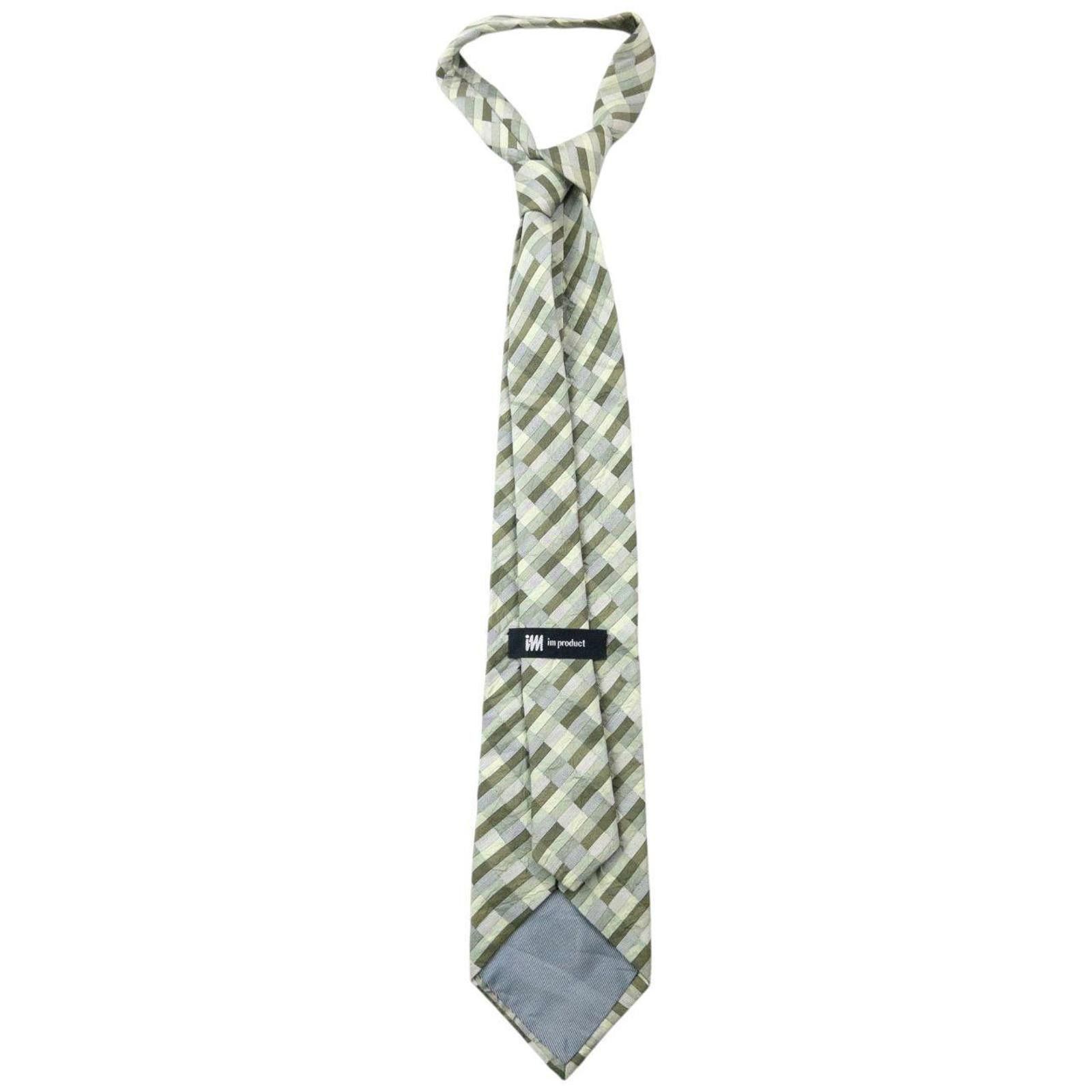 Issey Miyake Vintage 90s Issey Miyake Pattern Silk Tie Size ONE SIZE - 2 Thumbnail