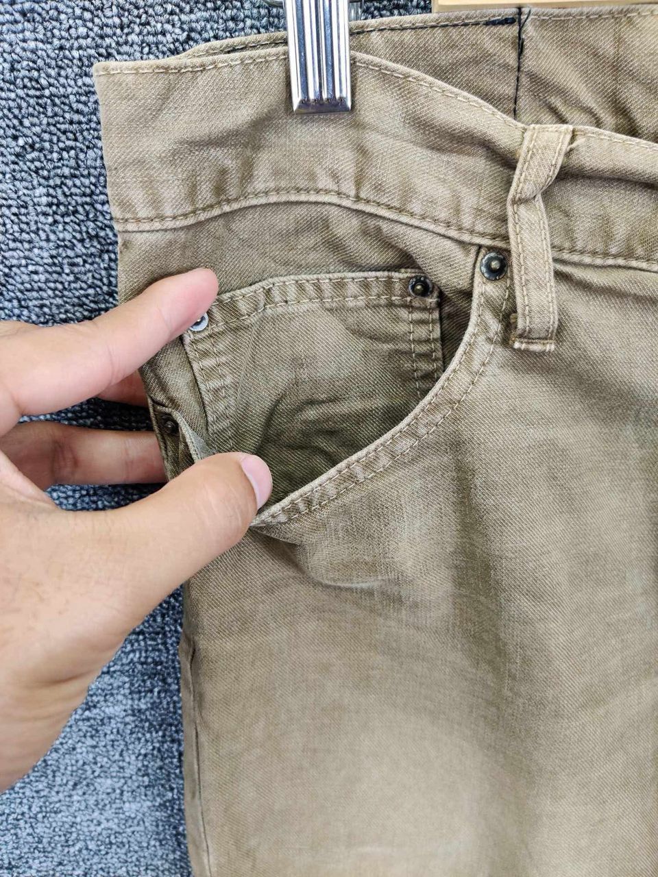 Le Grande Bleu (L.G.B.) Vtg Le Grande Bleu L.G.B Distressed Loose Fit Pants Size US 26 / EU 42 - 2 Thumbnail