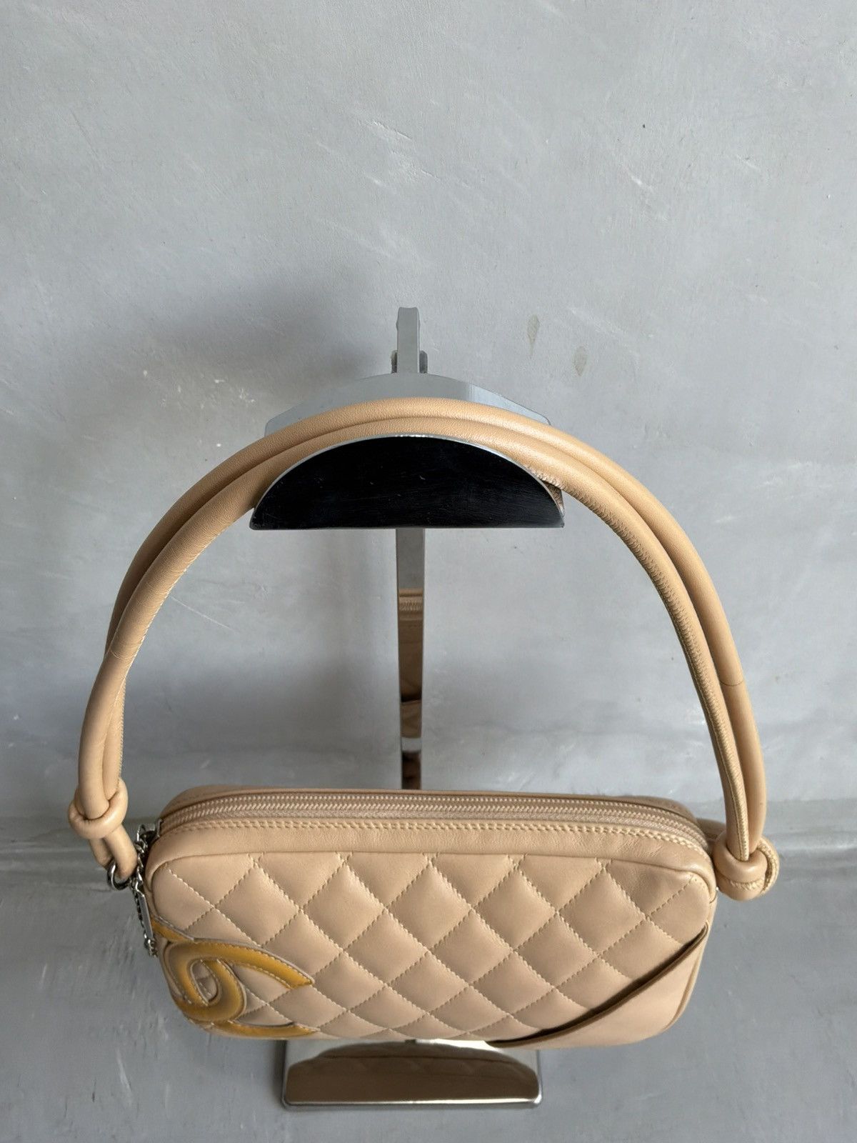 Chanel Chanel - Beige Ligne Cambon Pochette Size ONE SIZE - 7 Thumbnail