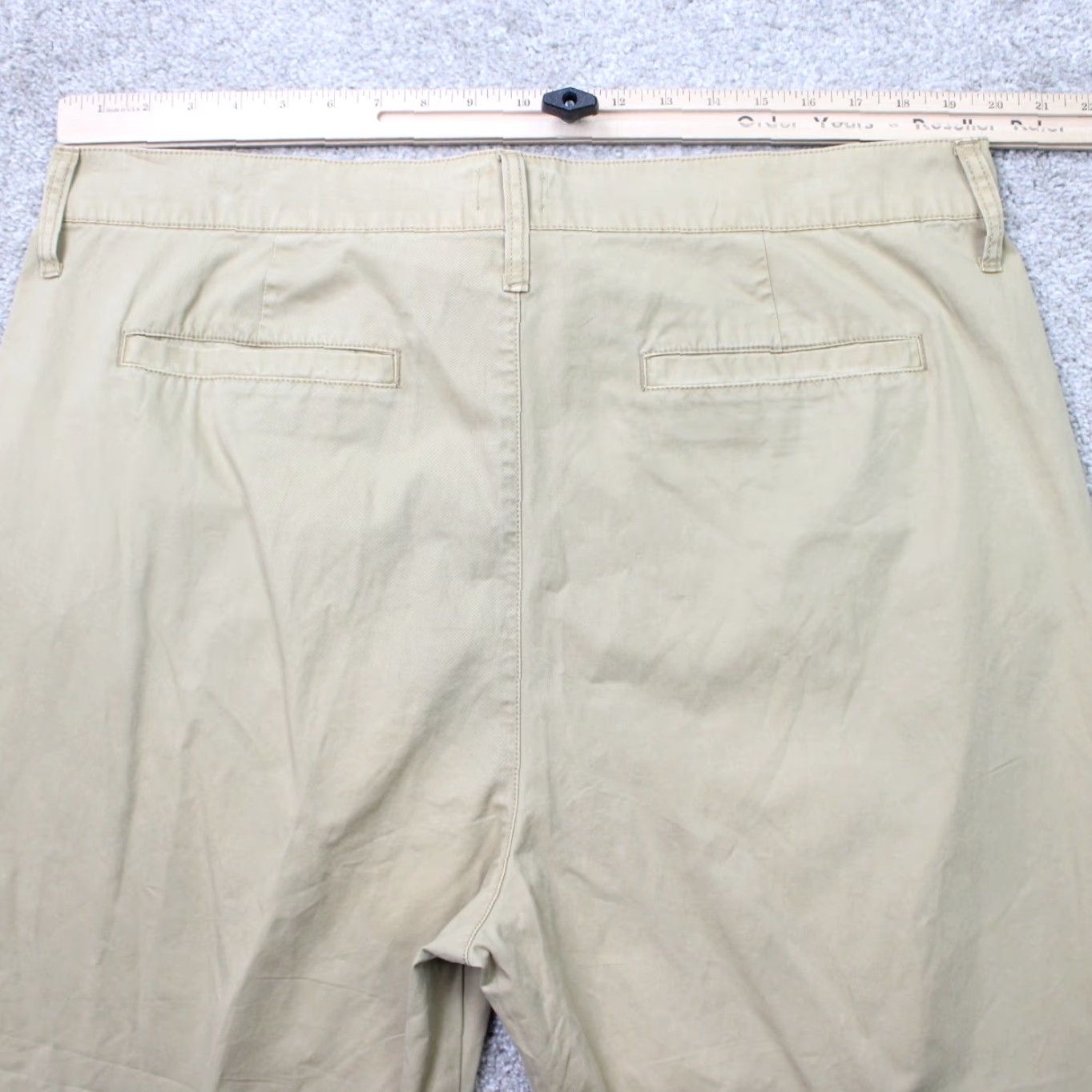 J.Crew J. Crew Pants Womens 40 x 30 Beige 100% Cotton Slouchy Boyfriend Chino Pleated Pants Size 27" / US 4 / IT 40 - 6 Thumbnail