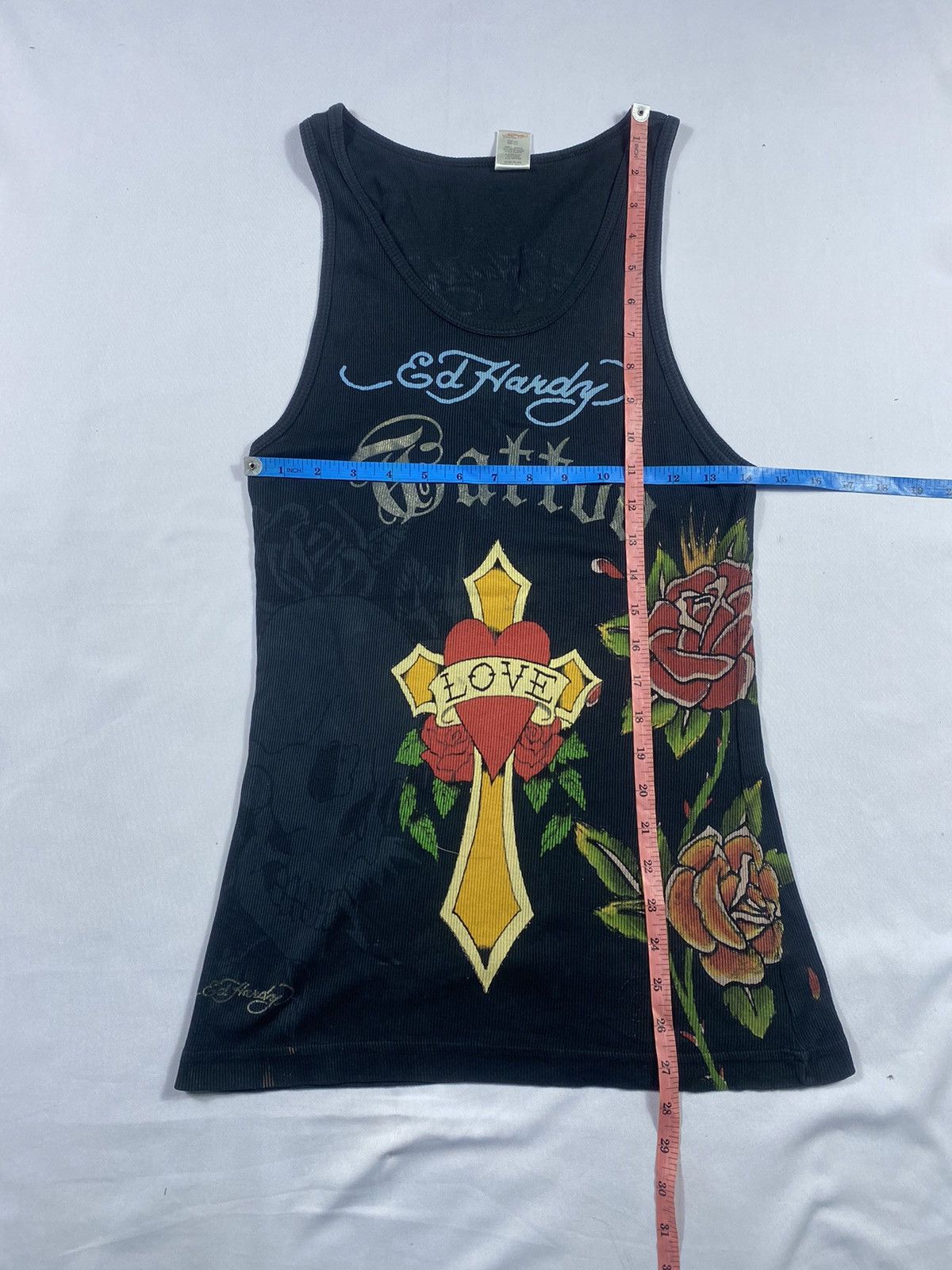 Ed Hardy Japanese Ed Hardy Rose Tank Top Size US S / EU 44-46 / 1 - 10 Thumbnail
