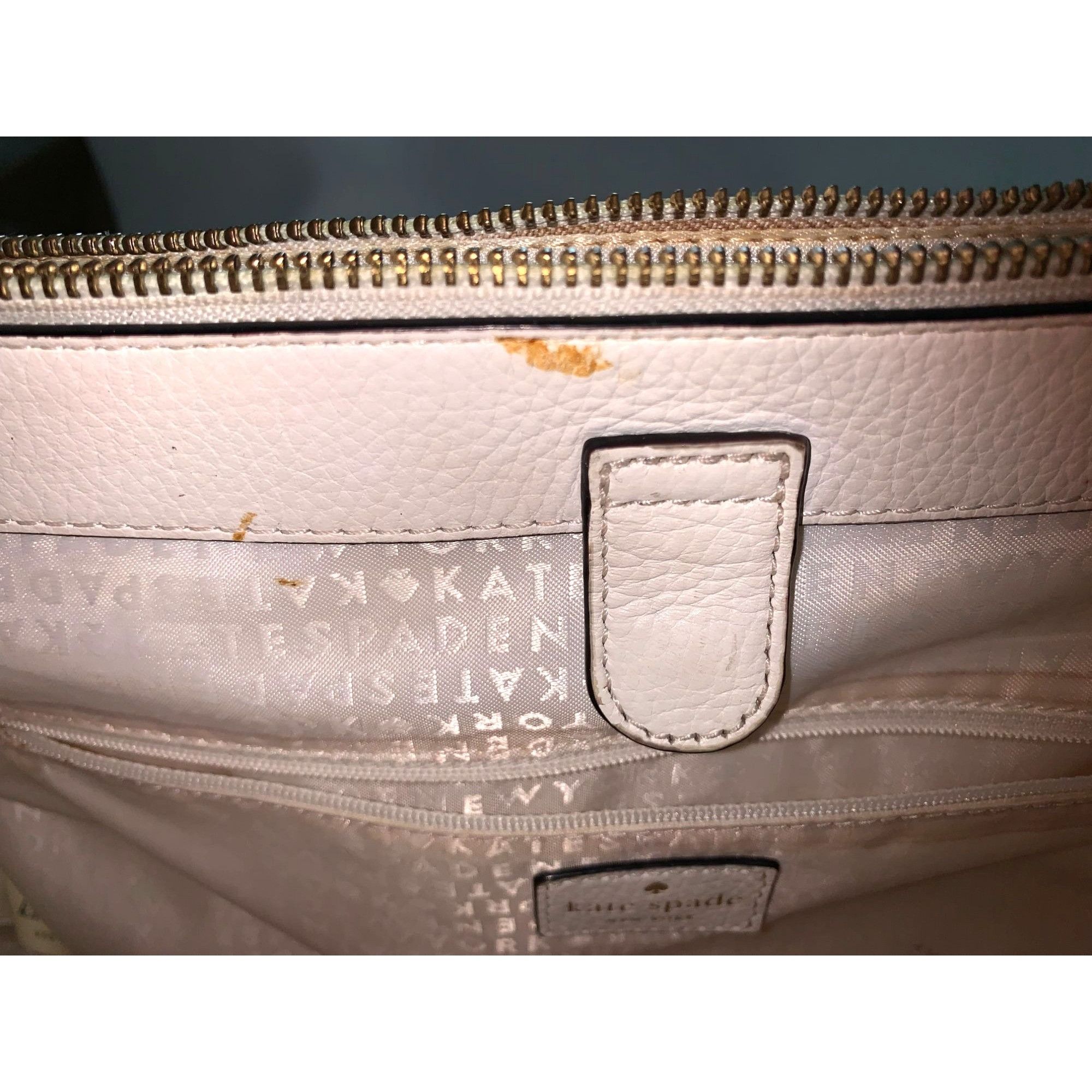 Kate Spade Kate Spade Mulberry Street Off White Pebble Leather Crossbod Size ONE SIZE - 3 Thumbnail
