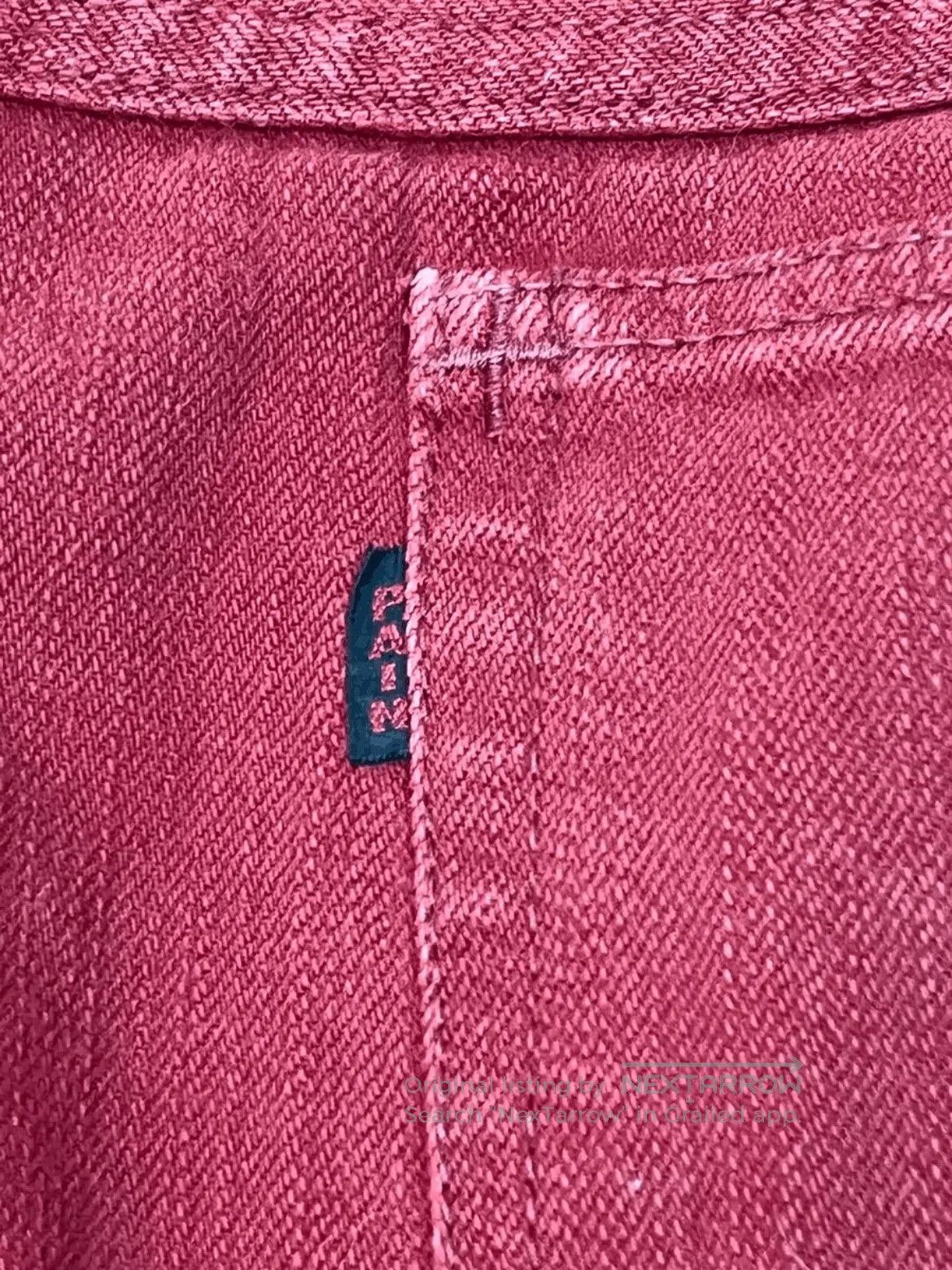 Number (N)ine Sz 3 Number Nine 05Aw THS Red Denim. Size US 30 / EU 46 - 6 Thumbnail