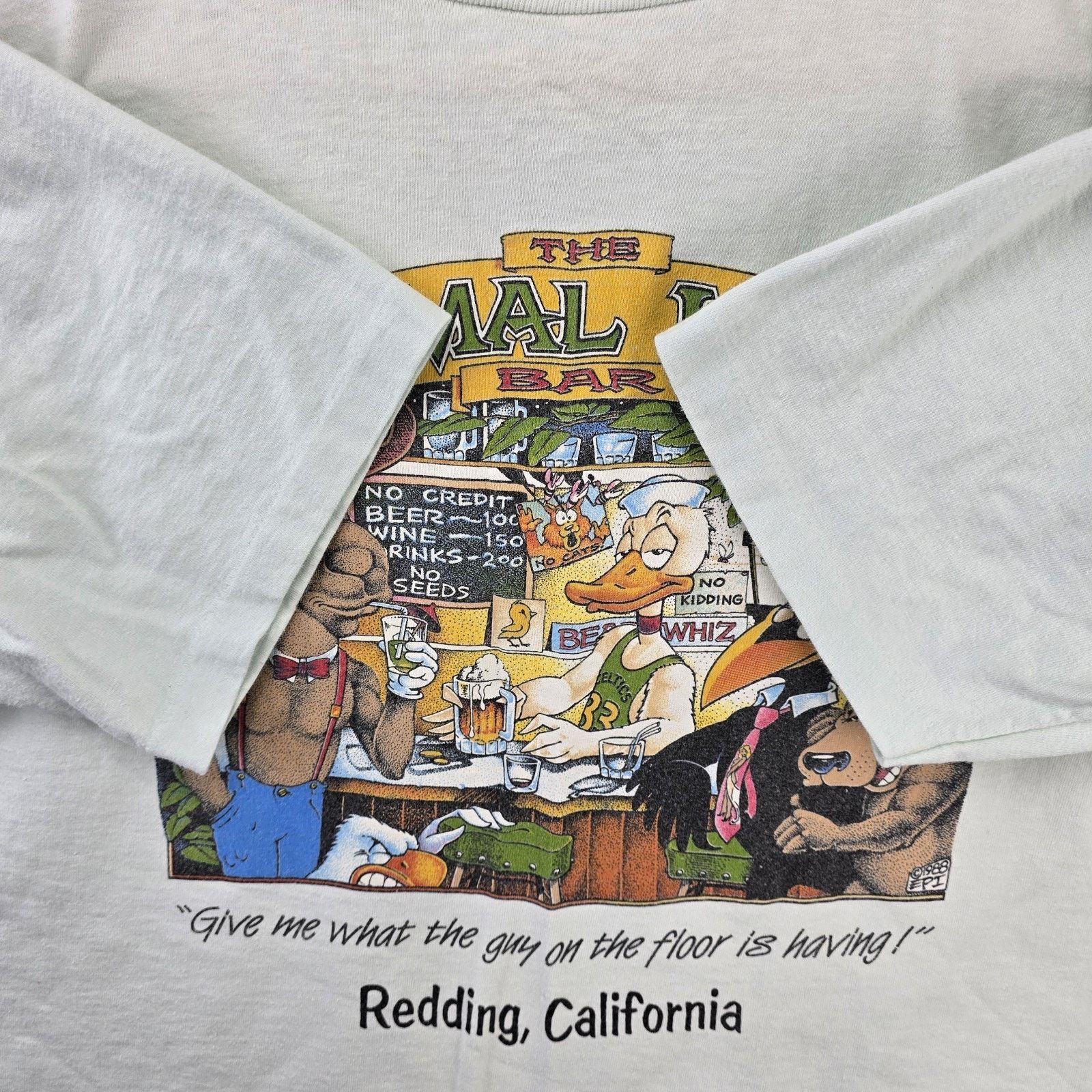 Other Vintage The Animal Haus Bar Drunk Animals Shirt Large 80s Size US L / EU 52-54 / 3 - 4 Thumbnail