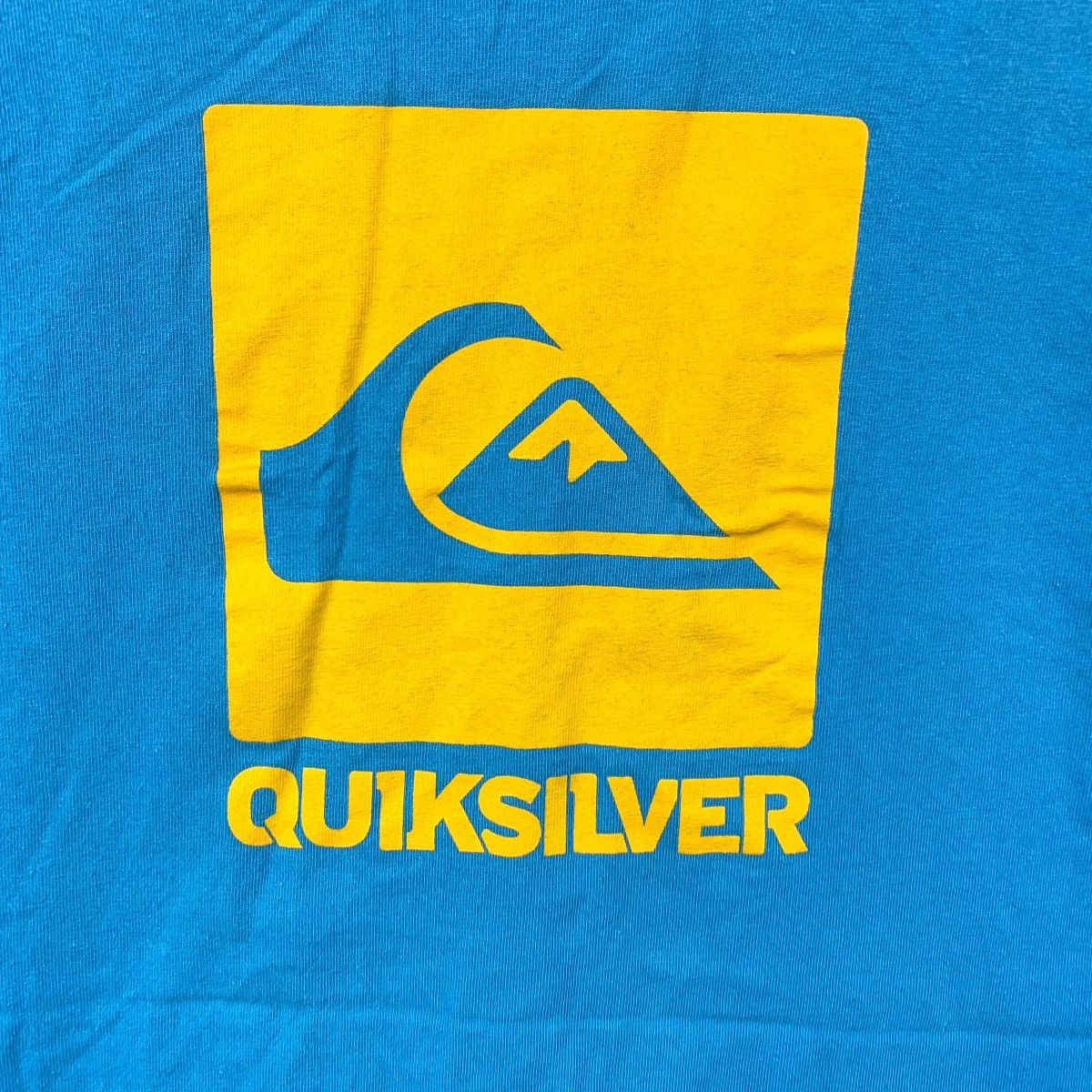 Quiksilver Vintage QUIKSILVER SURF Box Logo Wave Blue Tee Shirt Size US L / EU 52-54 / 3 - 3 Thumbnail