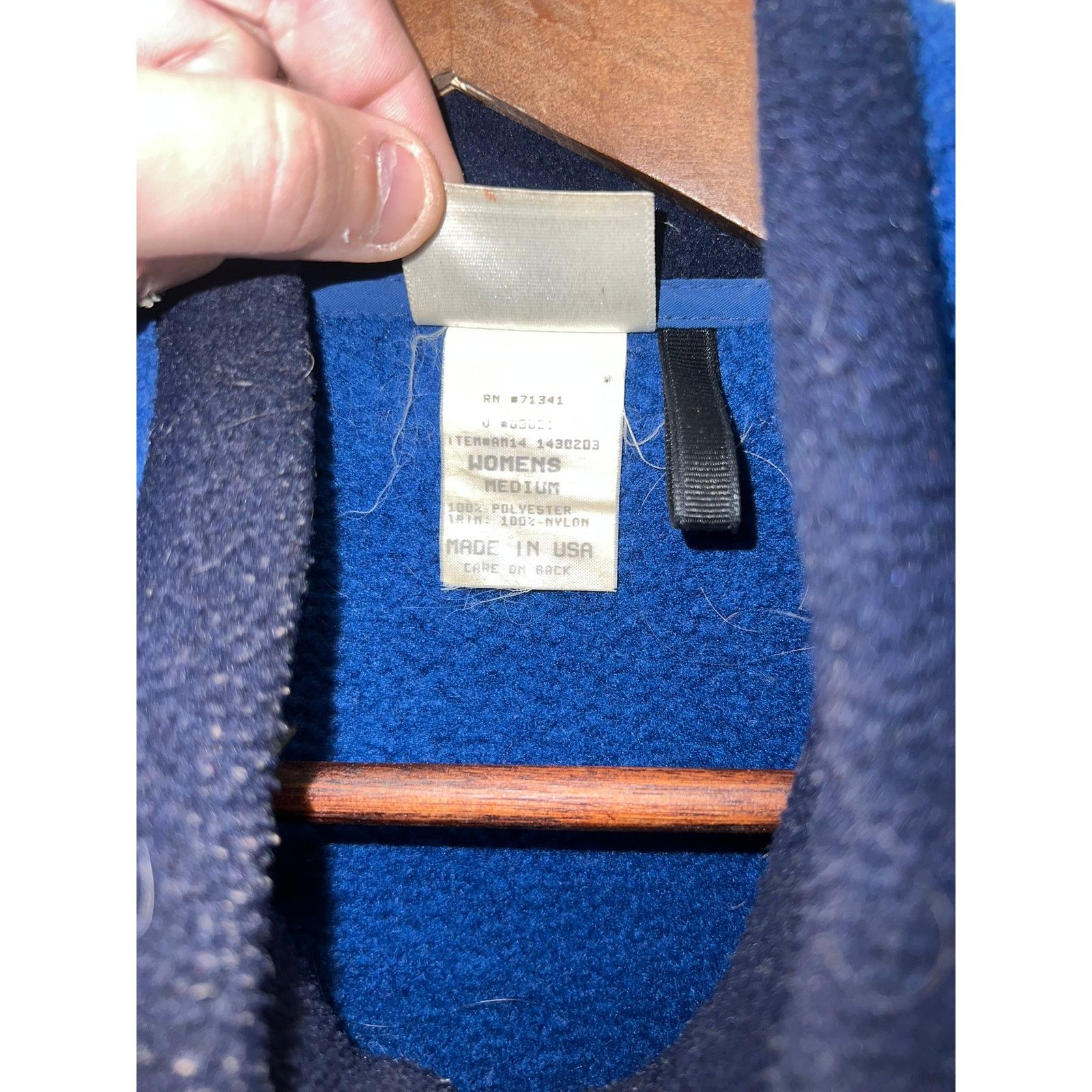 Vintage Vintage Womens LL Bean Fleece Jacket Sweatshirt USA VTG M Size M / US 6-8 / IT 42-44 - 7 Thumbnail