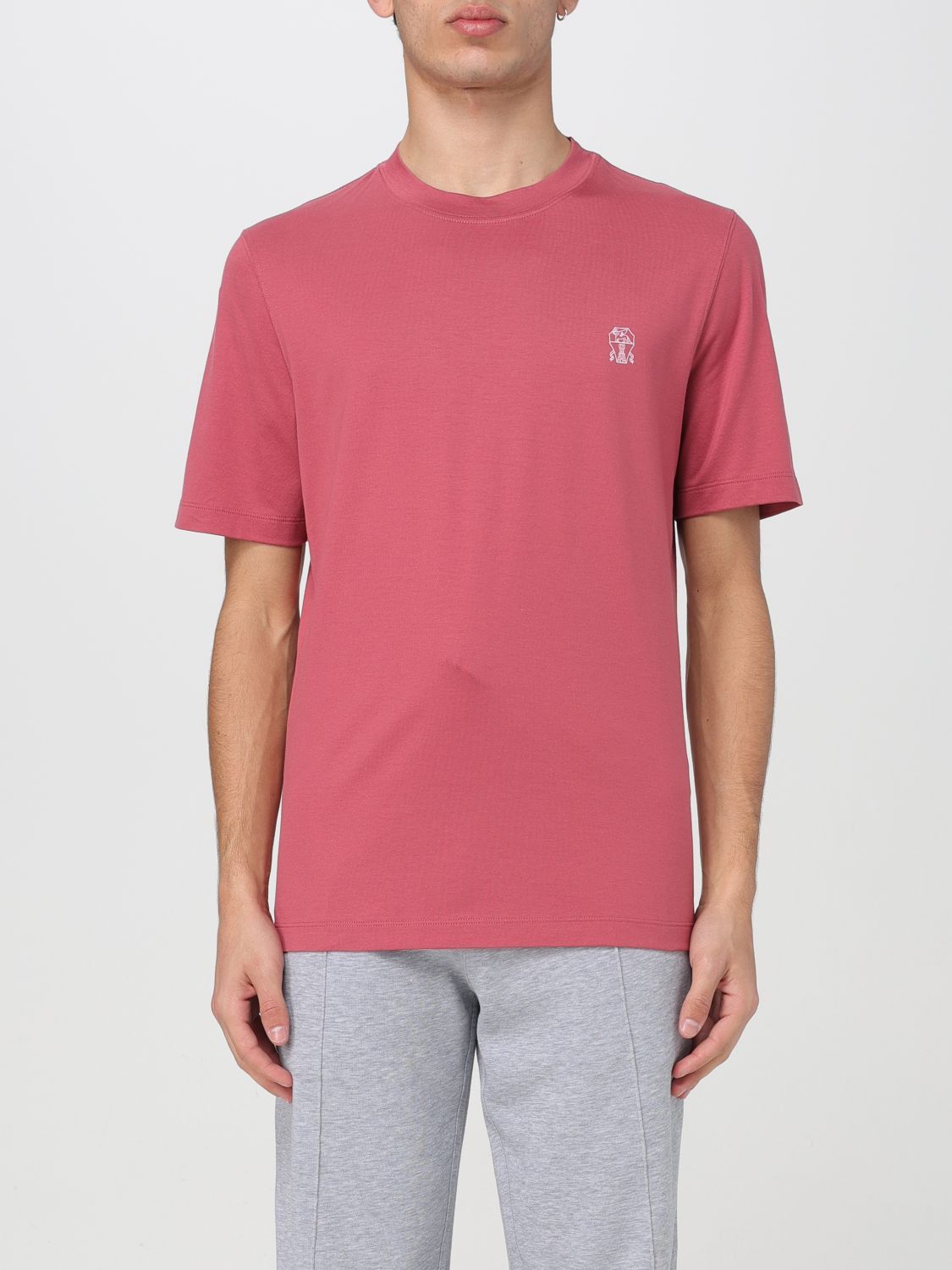 image of Brunello Cucinelli T-Shirt Men Red (Size XL)