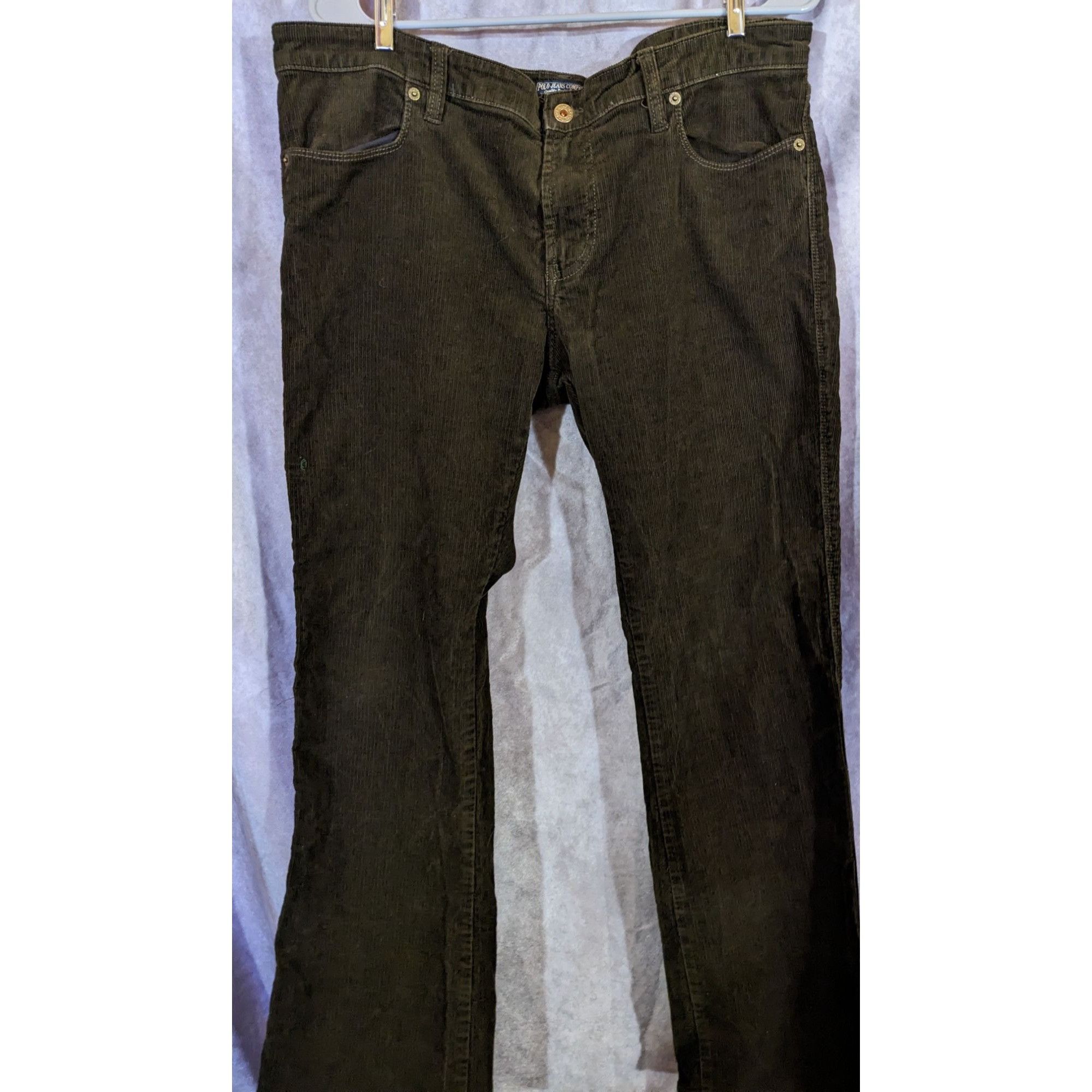 Polo Ralph Lauren Polo Jeans By Ralph Lauren Vintage 90s Corduroy Pants Brown Size US 38 / EU 54 - 1 Thumbnail