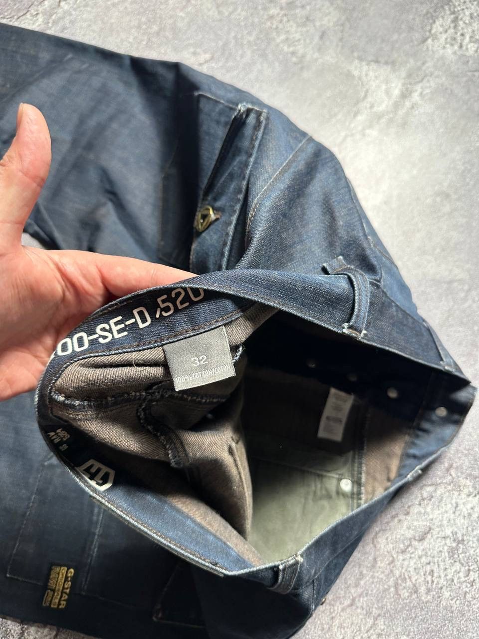 G-Star × Vintage G Star Raw Big Logo Denim Jeans Size US 32 / EU 48 - 7 Thumbnail