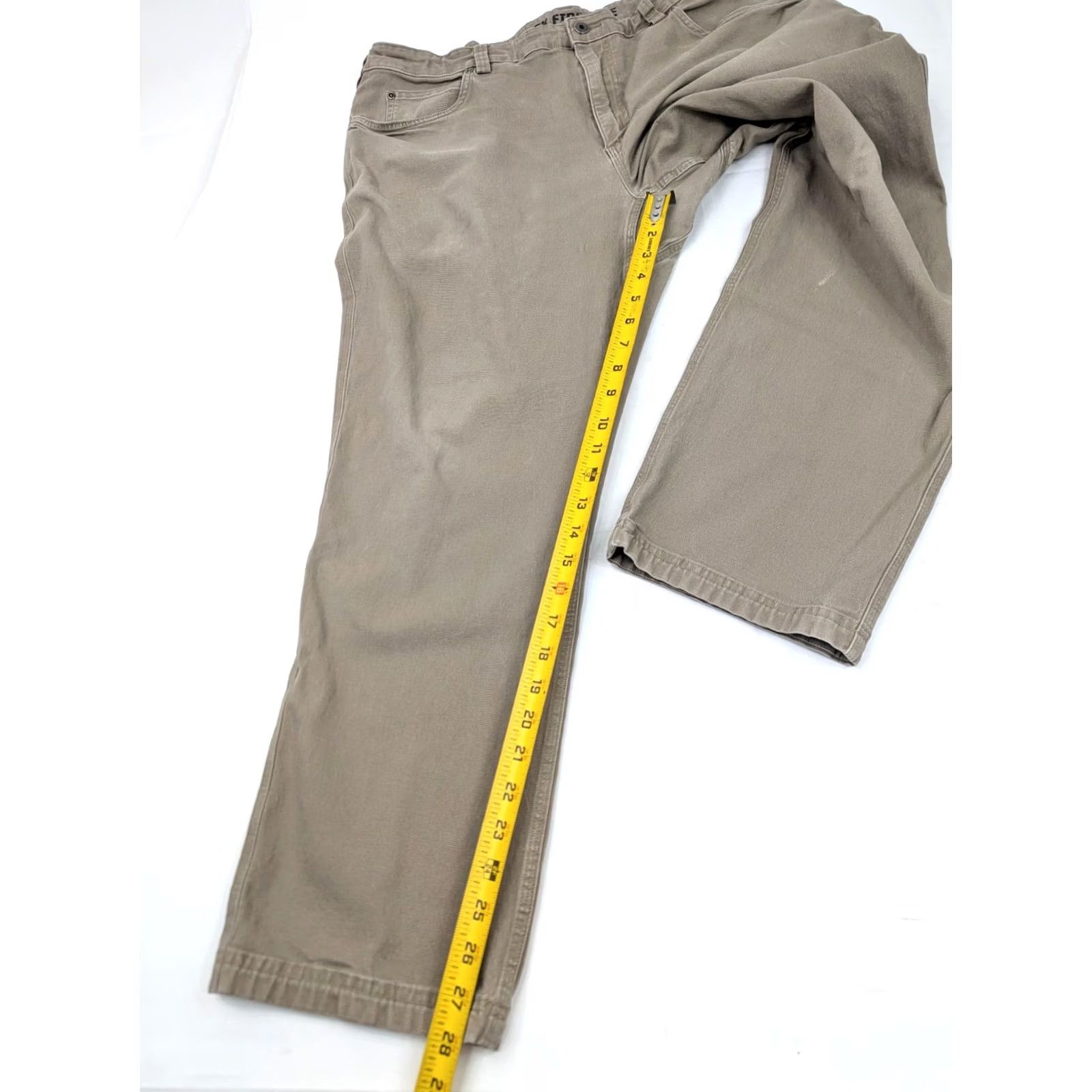 Vintage Duluth Pants Flex Fire Hose Standard Fit Men 42x30 Beige Khakis 5-Pocket Workwear Regular Mens Pants Flex Fire Hose Beige Size US 38 / EU 54 - 4 Thumbnail