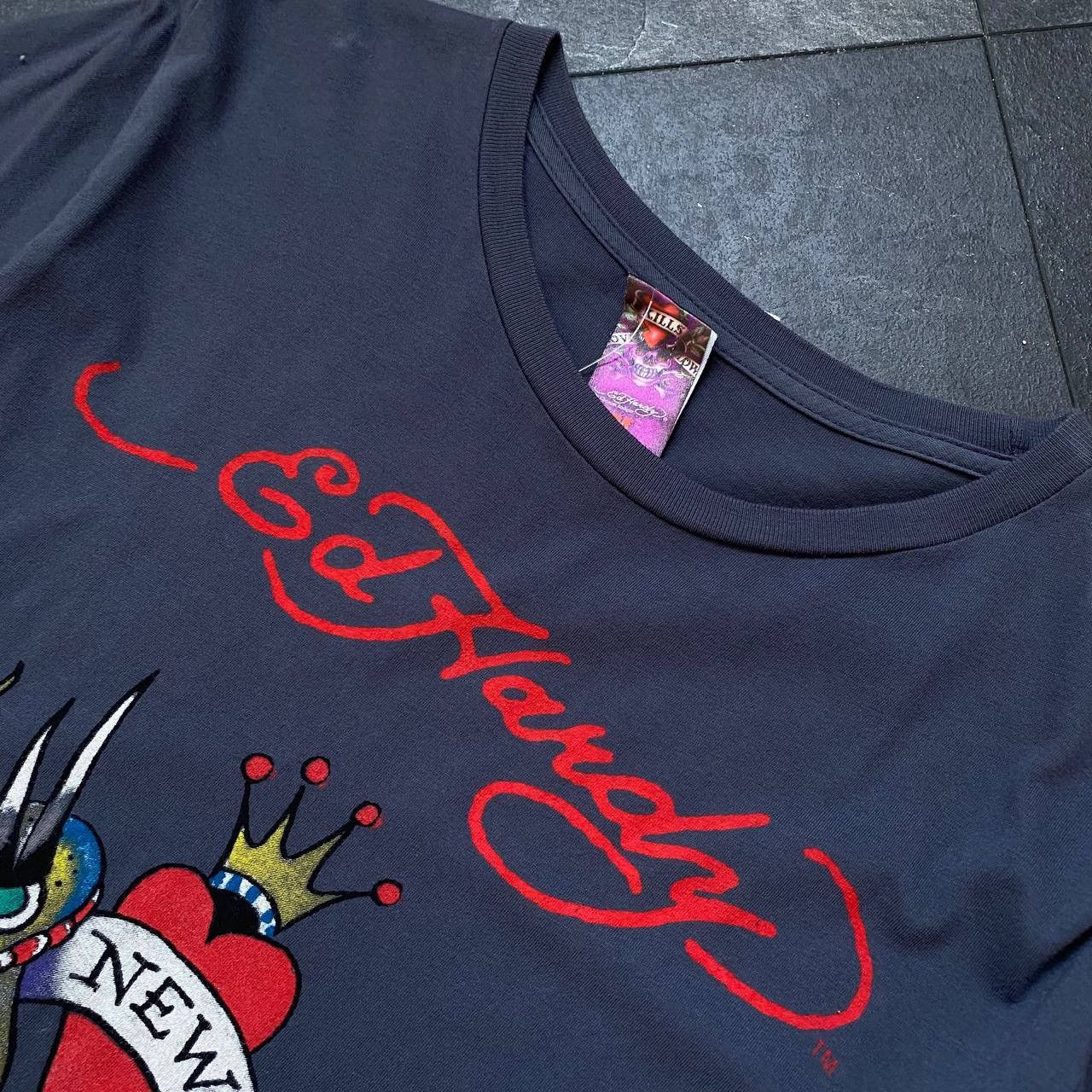 Ed Hardy × Vintage Vintage Ed hardy by Christian audigier big logo tee shirt Size US M / EU 48-50 / 2 - 3 Thumbnail