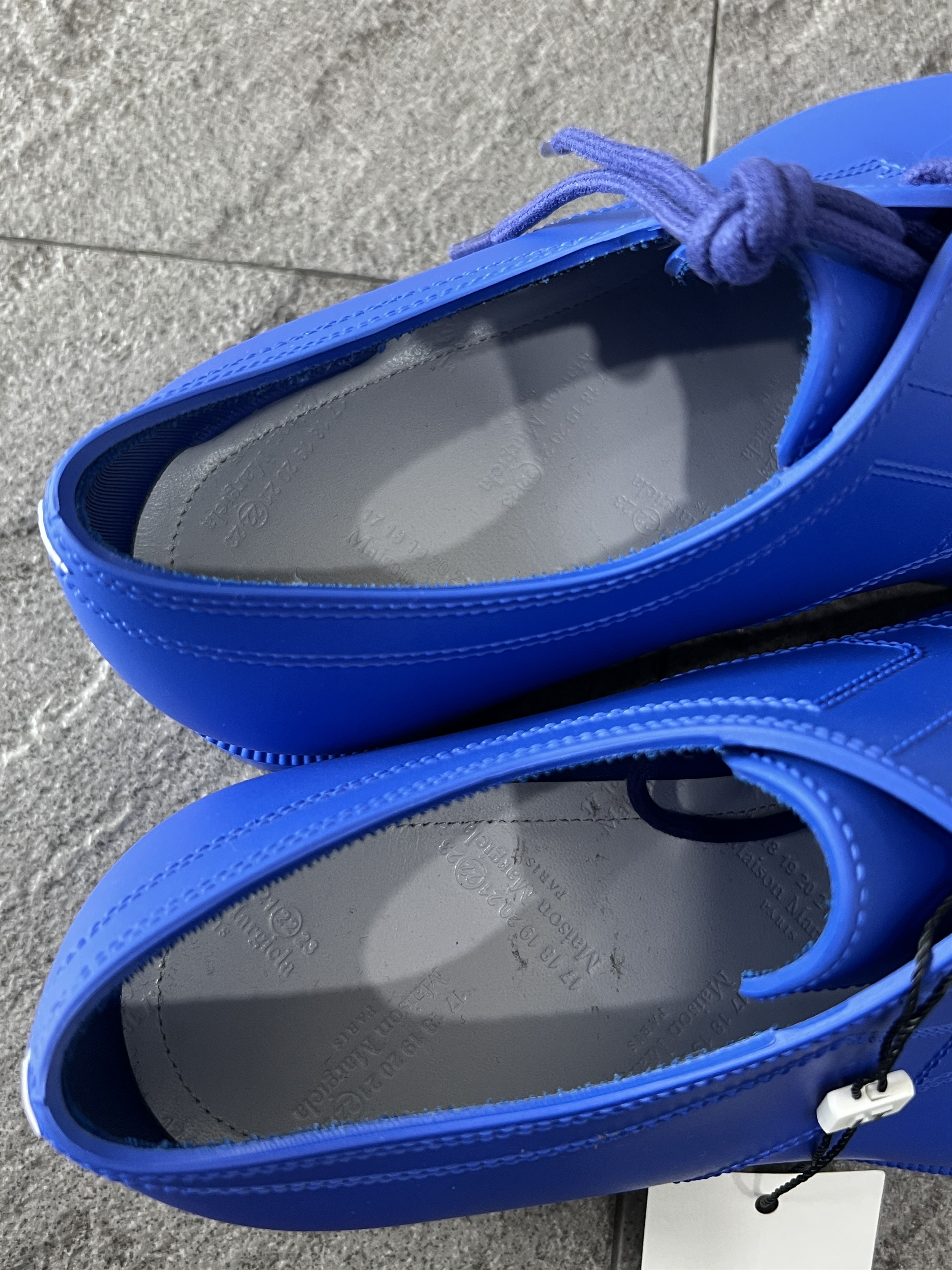 Maison Margiela Maison Margiela Tabi Lace Up Shoes Blue EU37 New Size US 7 / IT 37 - 8 Thumbnail