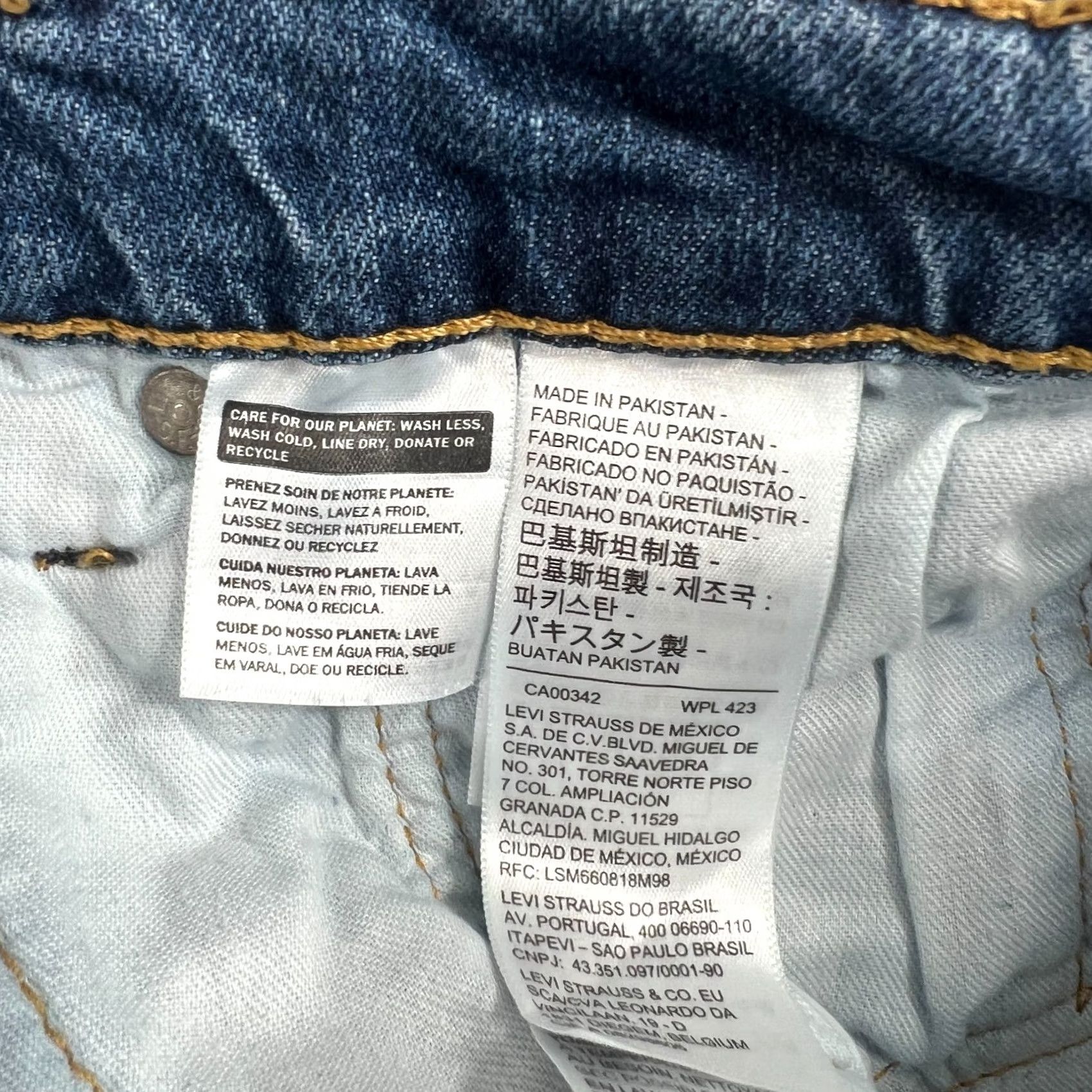 Levi's Levi's 511 Slim Fit Straight Leg Denim Jeans Blue Size 32x34 Men's Size US 32 / EU 48 - 7 Thumbnail