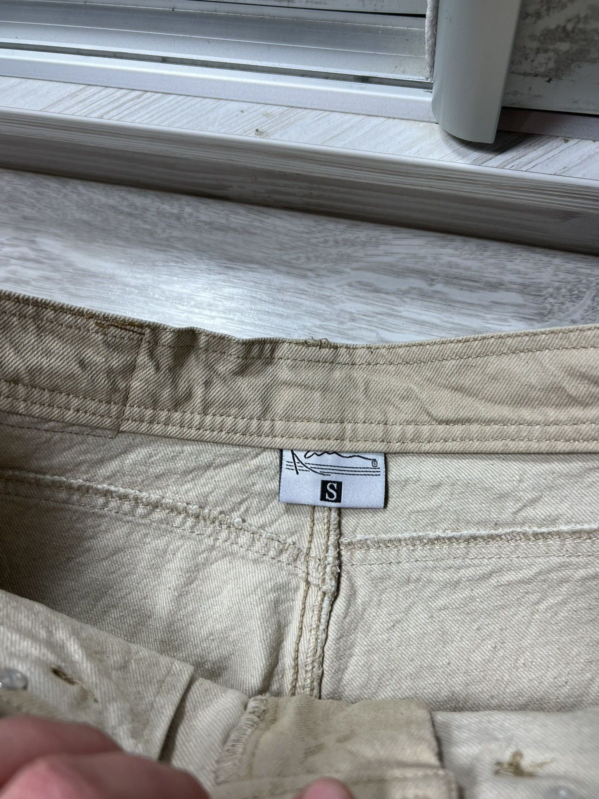 Karl Kani × Vintage Karl Kani Carpenter Denim Pants Logo Jeans Size US 30 / EU 46 - 14 Thumbnail