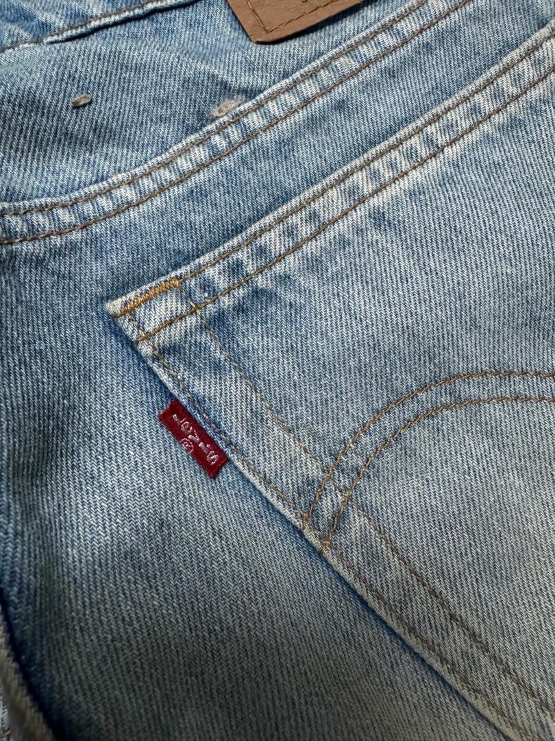 Levi's 💥SICK💥VINTAGE 90s-00s LEVI'S 515 RUSTY STONED WASHED DENIM Size US 32 / EU 48 - 17 Thumbnail