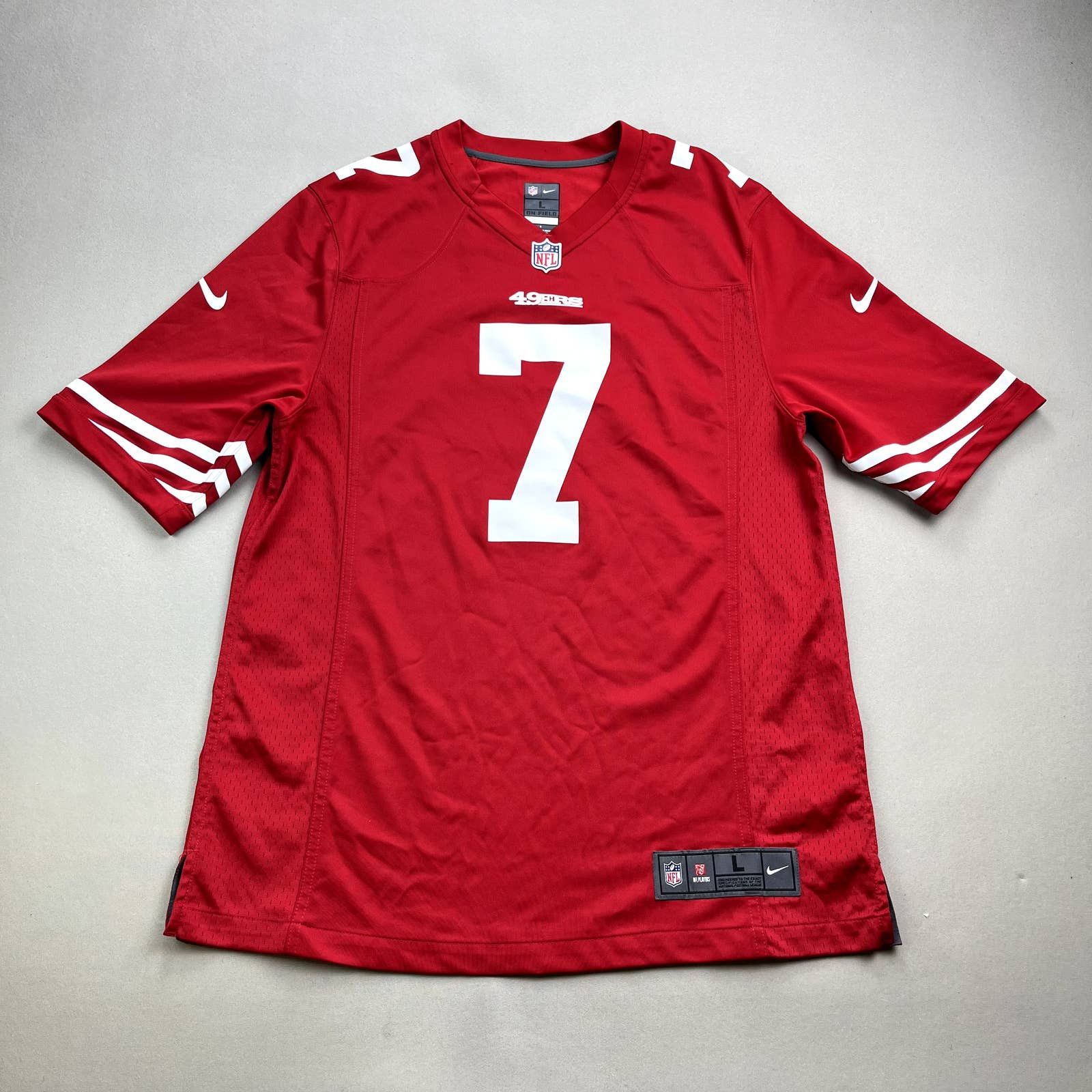 Nike NFL Colin Kaepernick San Francisco 49ers Jersey Hoodie Sweatshirt  Men’s M