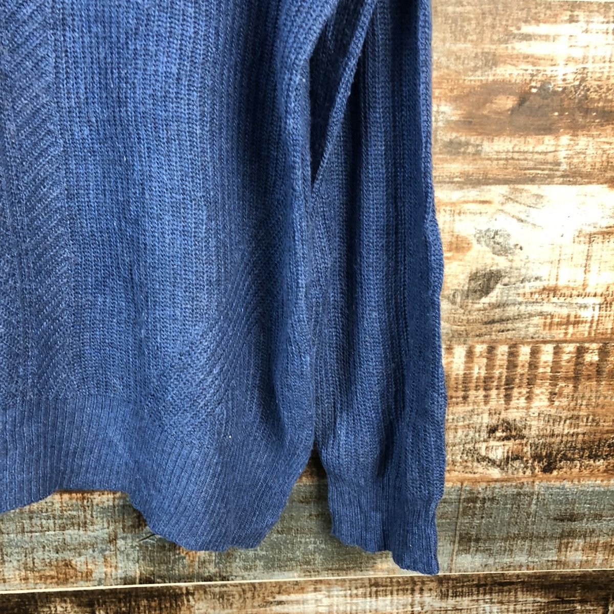 Homespun Knitwear × Japanese Brand Altais japan vintage Blue sweatshirt Knitwear #A1561 Size US L / EU 52-54 / 3 - 8 Thumbnail
