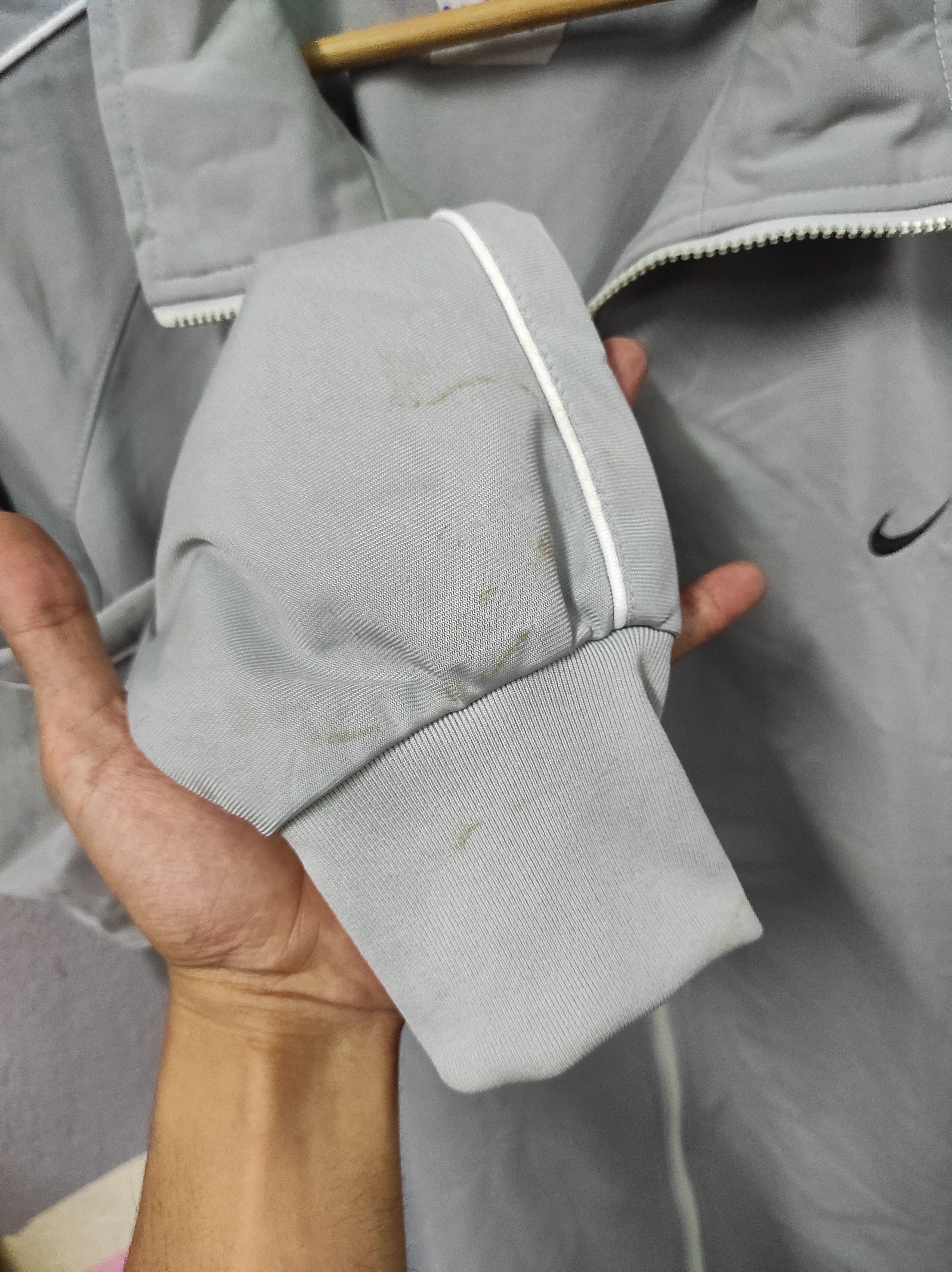 Nike × Vintage NIKE SMALL SMOOSH EMBROIDERY VTG 90'S JACKET SWEATER Size US M / EU 48-50 / 2 - 4 Thumbnail