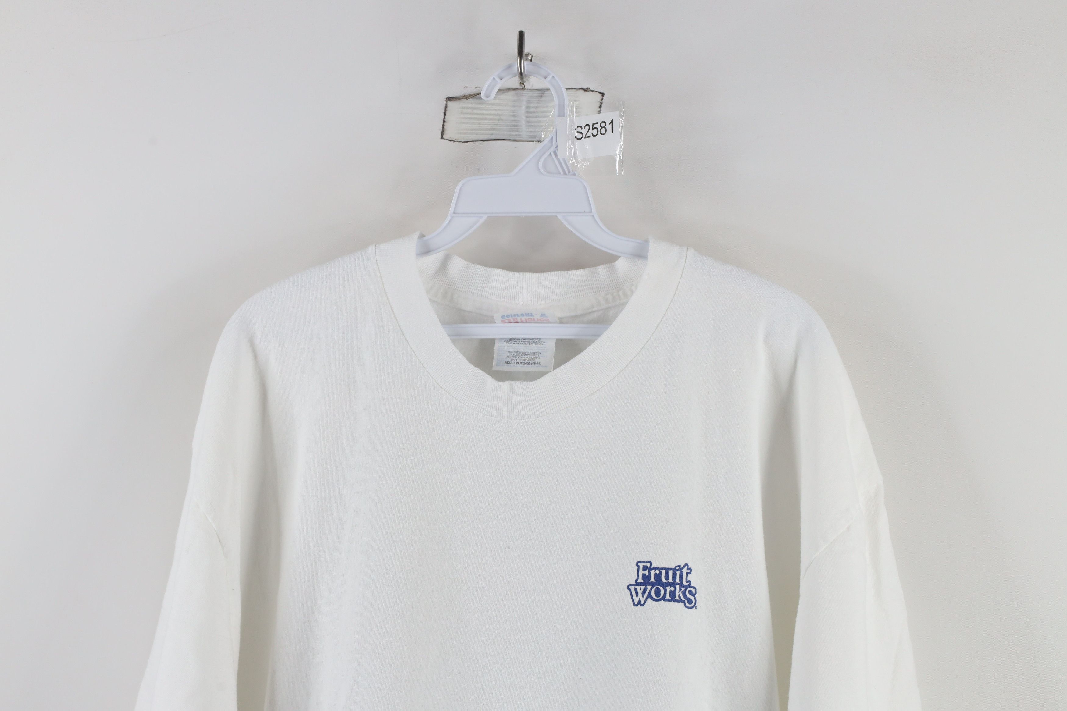 Vintage Vintage 90s Streetwear Works Drink Short Sleeve T-Shirt Size US XL / EU 56 / 4 - 2 Thumbnail