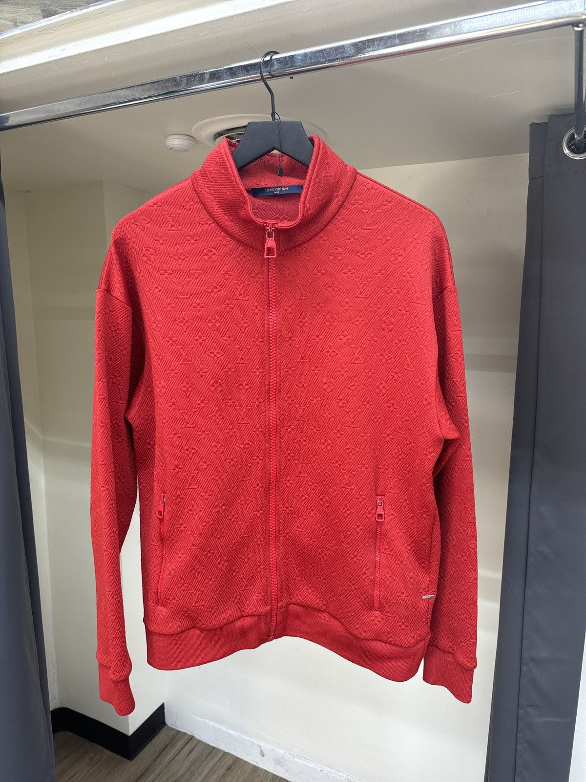 Louis Vuitton Louis Vuitton Monogram Red Zip Up Size US L / EU 52-54 / 3 - 1 Thumbnail