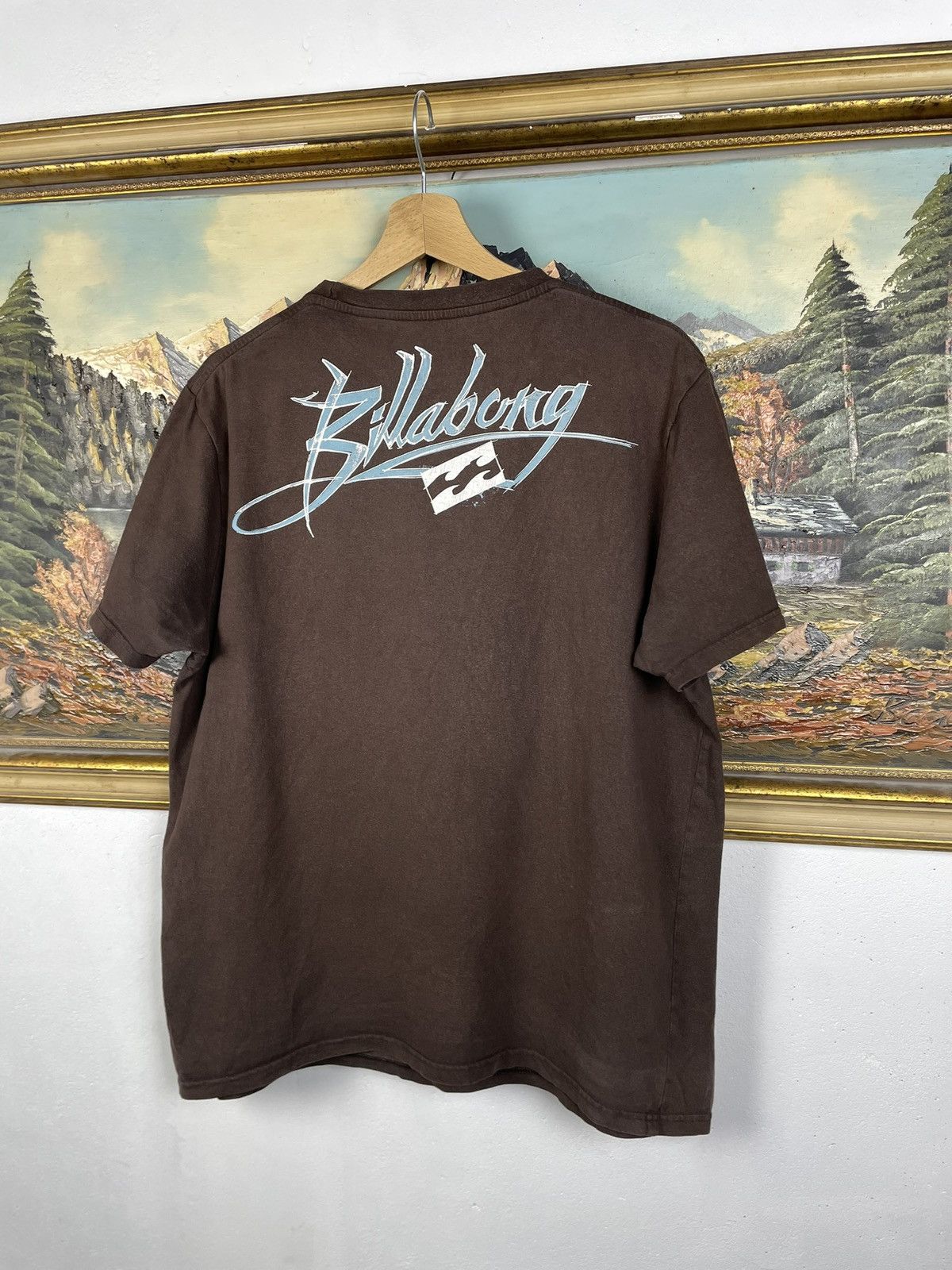 Billabong Billabong Vintage Y2k Surf Skate Brown Tee Size US M / EU 48-50 / 2 - 7 Thumbnail