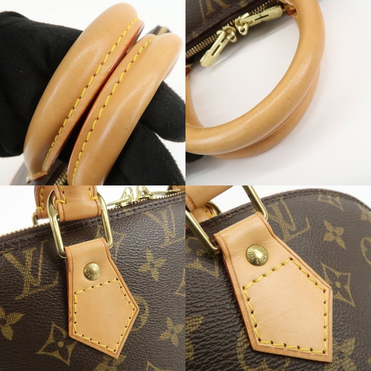 Louis Vuitton Louis Vuitton Monogram Alma PM Top Handle Bag Size ONE SIZE - 4 Thumbnail