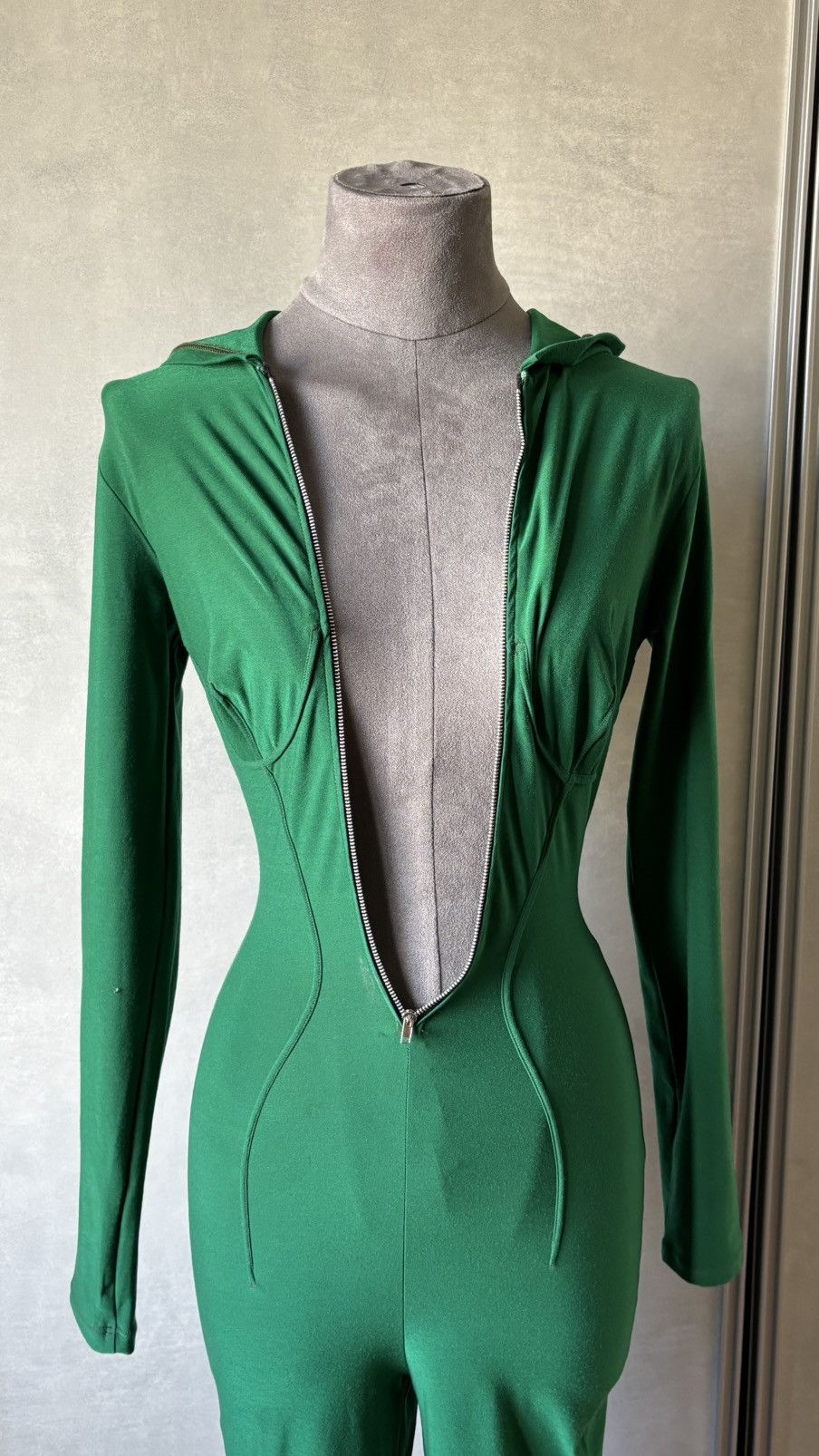 Jean Paul Gaultier Gaultier green jumpsuit vintage Size 27" / US 4 / IT 40 - 8 Thumbnail