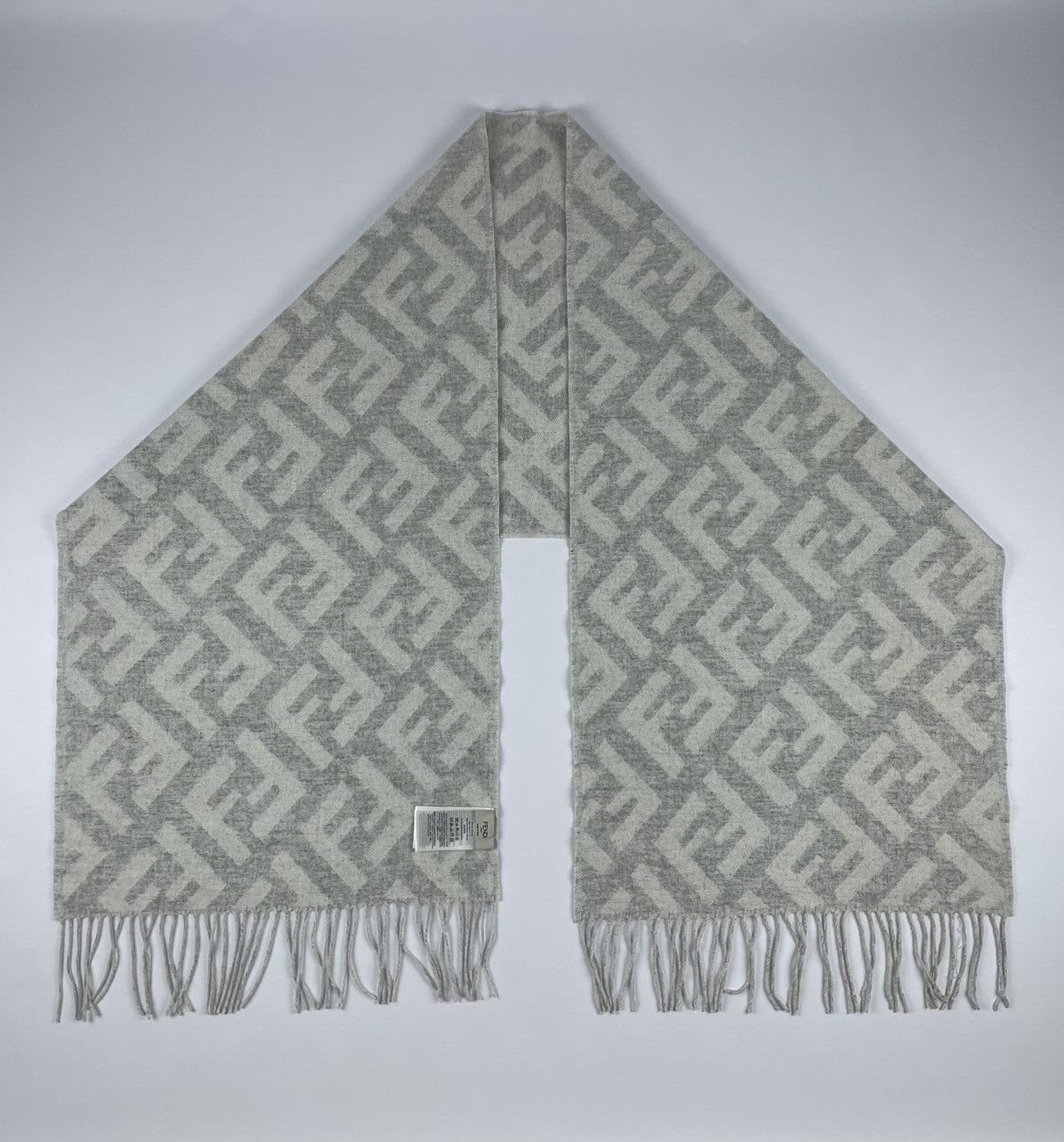Fendi Fendi Monogram Cashmere Scarf Size ONE SIZE - 4 Thumbnail