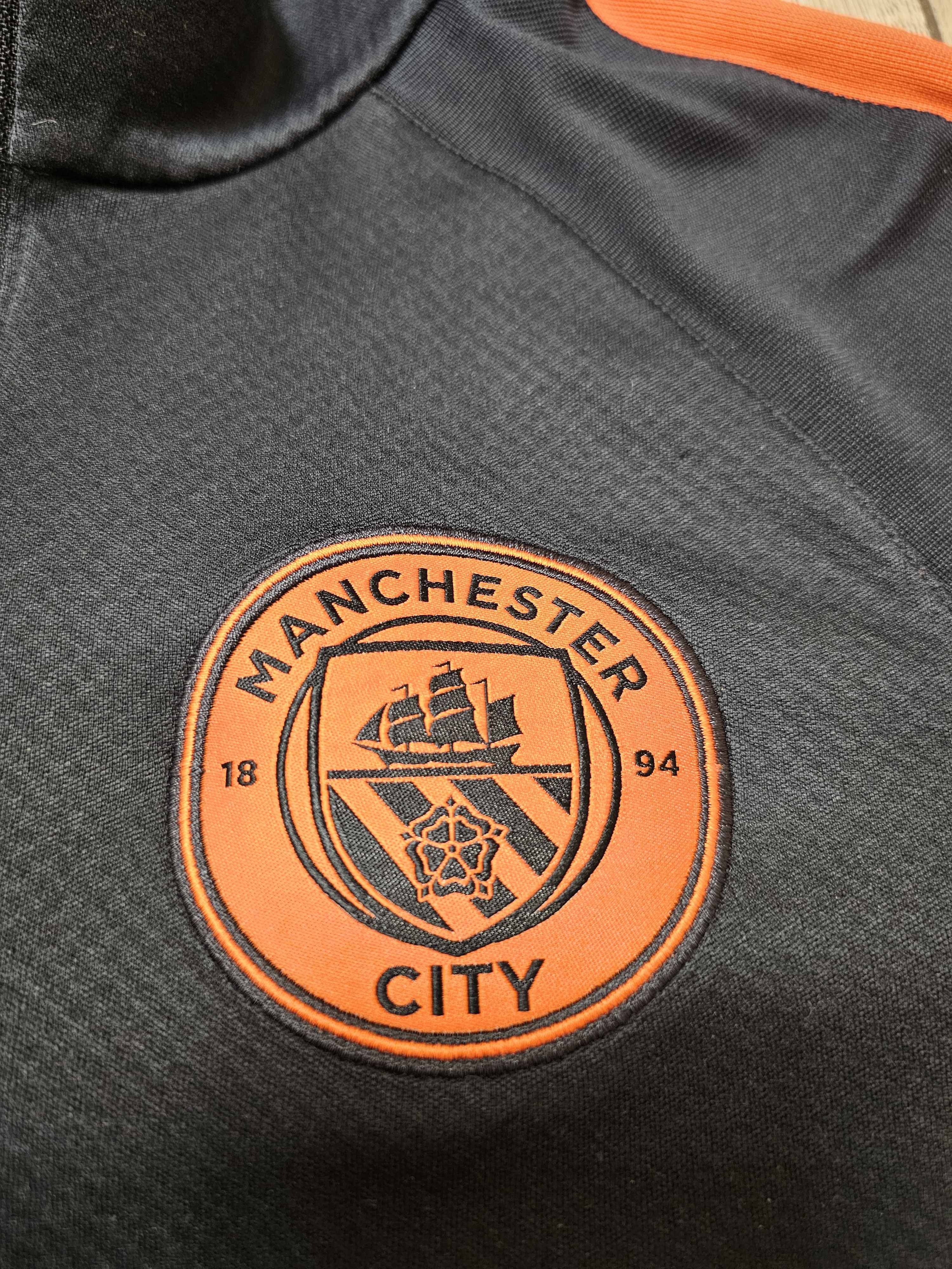Nike MANCHESTER CITY 2017 FOOTBALL JACKET SOCCER ZIP JACKET TOP Size US S / EU 44-46 / 1 - 4 Thumbnail