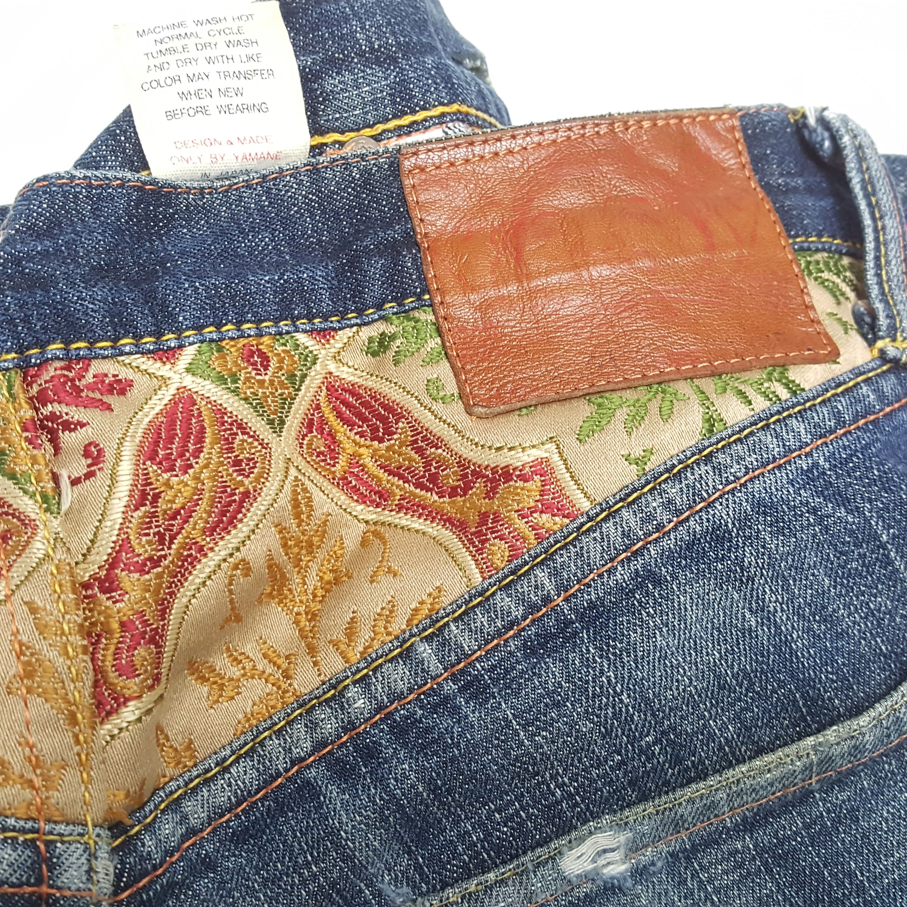 Evisu × Vintage EVISU Japanese Brand Streetwear Custom Daicock Jeans Size US 30 / EU 46 - 15 Thumbnail