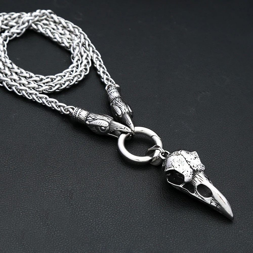 Other Crow Skull Pendant Necklace Size ONE SIZE - 2 Thumbnail